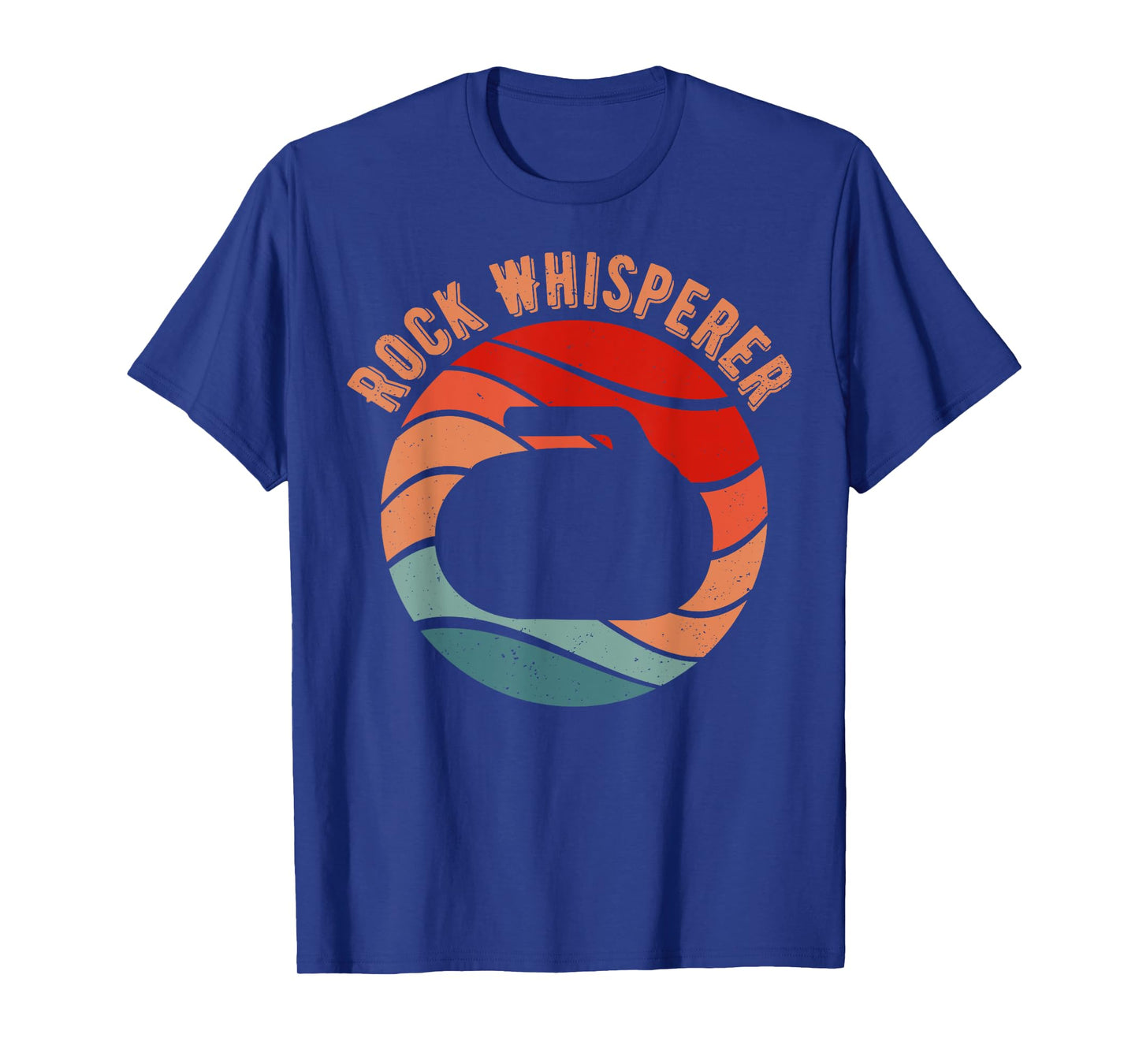 Rock Whisperer Retro Curling Vintage Curler Gifts Man Woman T-Shirt
