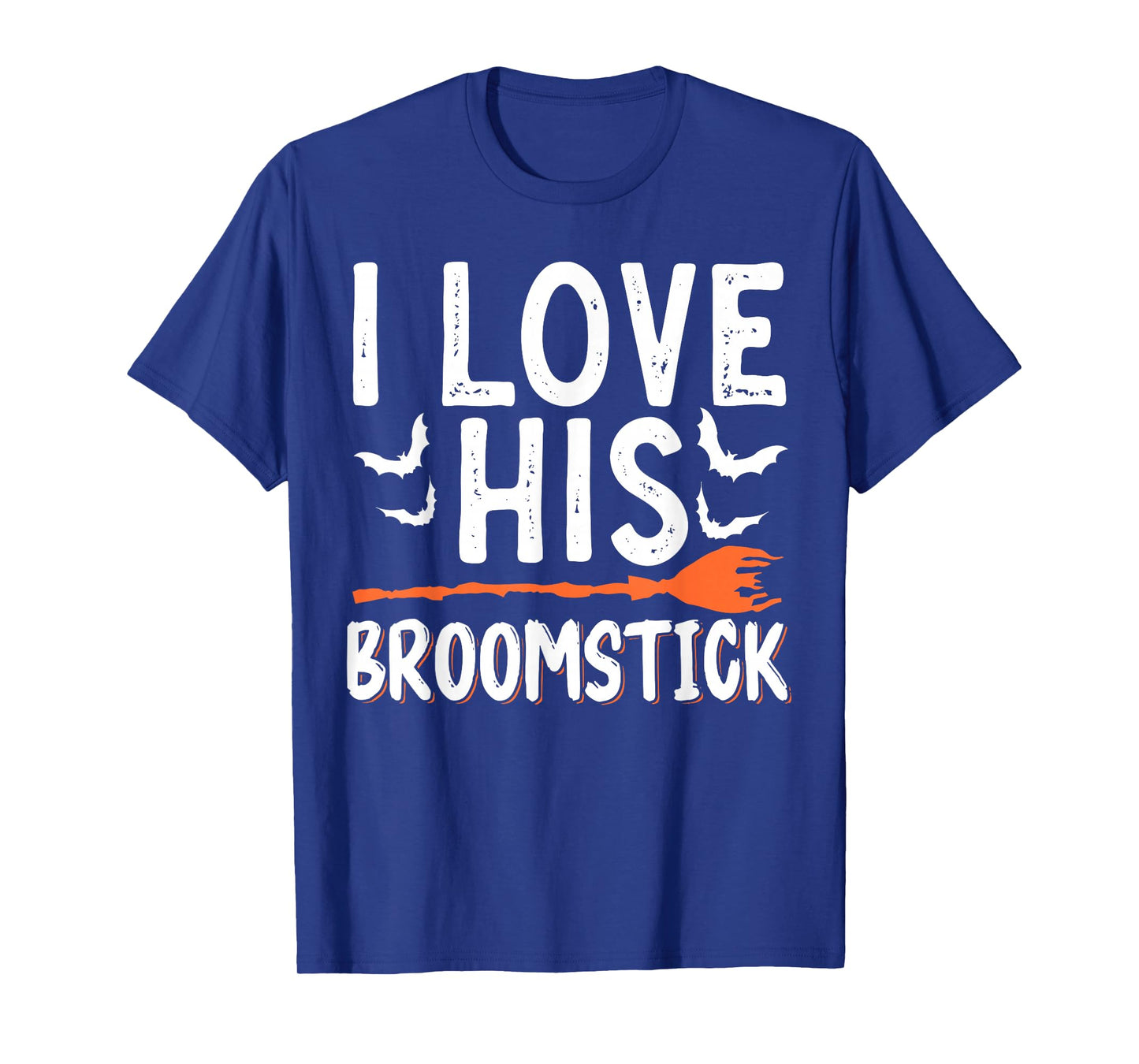 I Love His Broomstick I Love Her Pumpkins T-Shirt