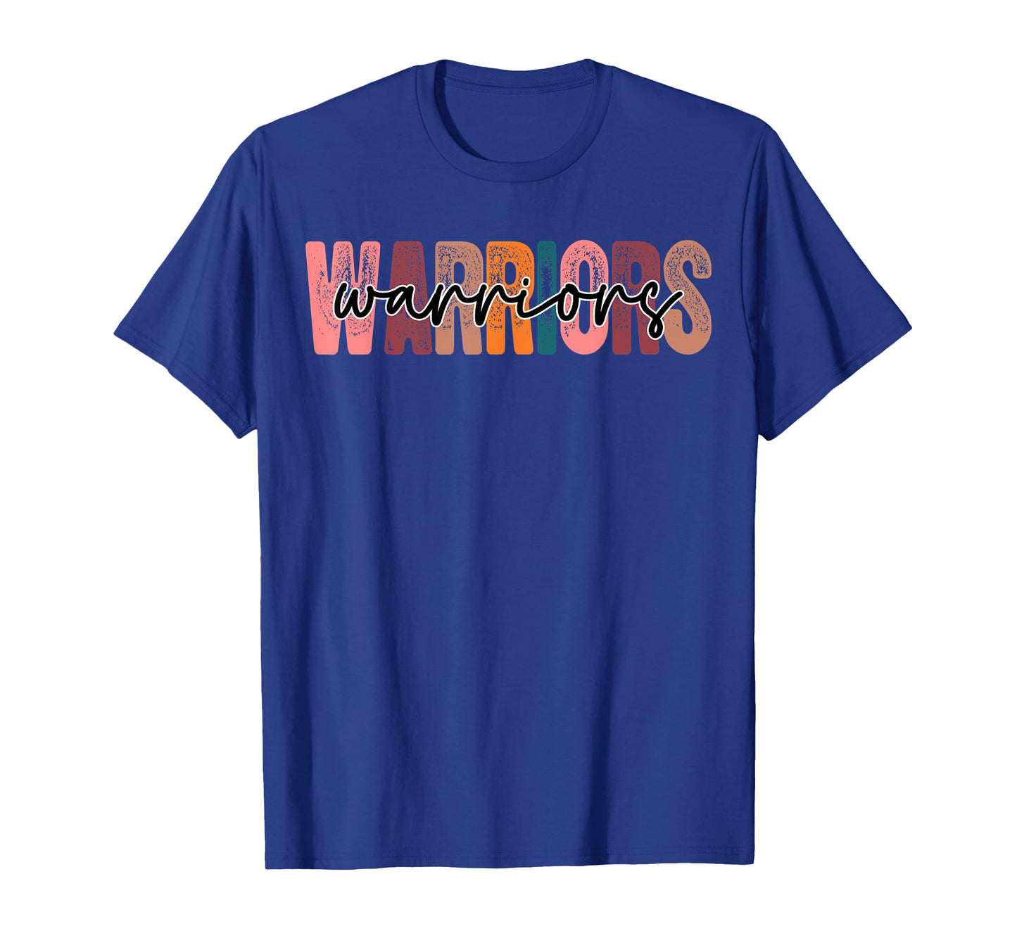 Warriors School Sports Fan Team Spirit T-Shirt