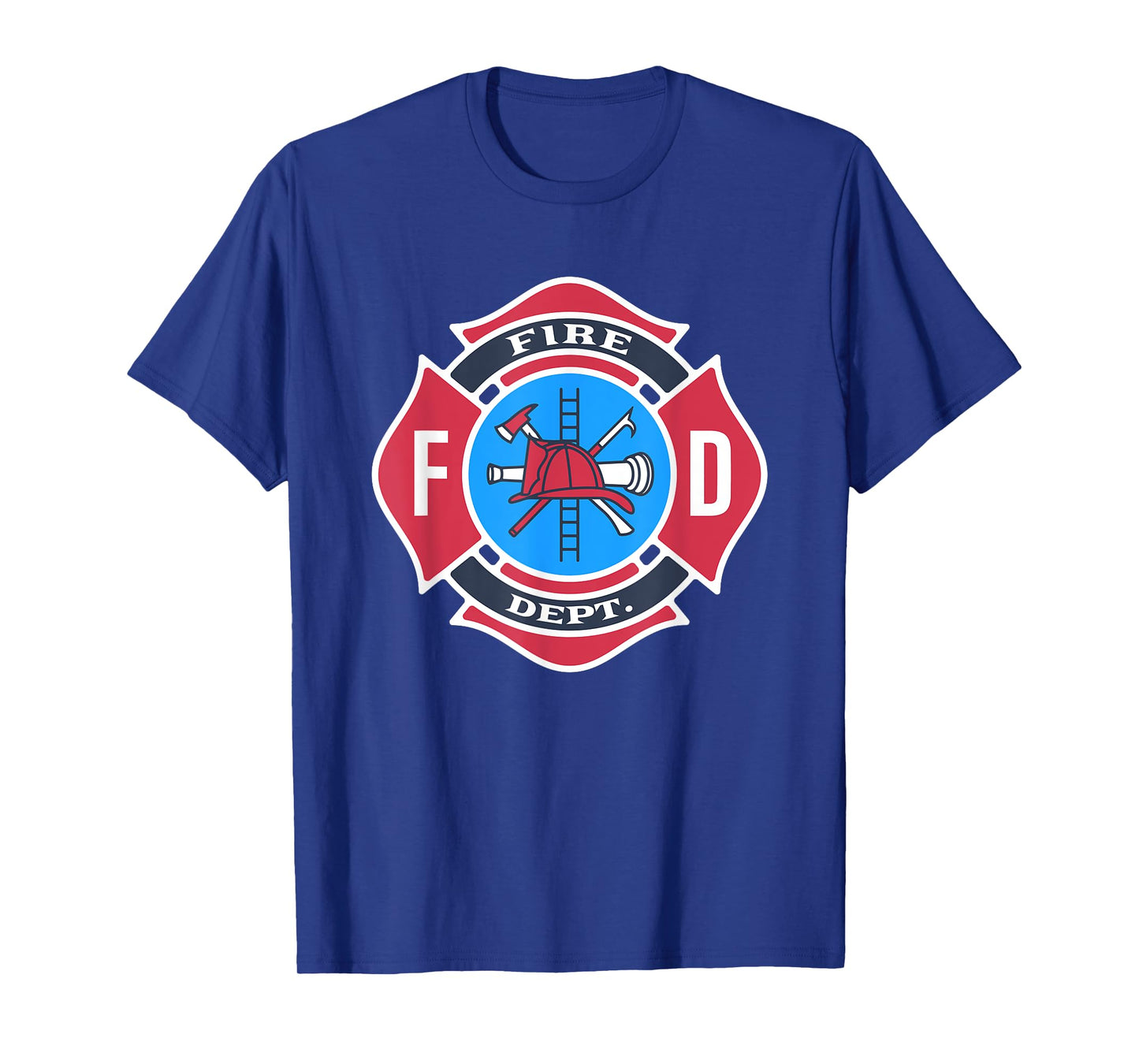 Fire Department Logo Fireman Firefighter Uniform Costume T-Shirt