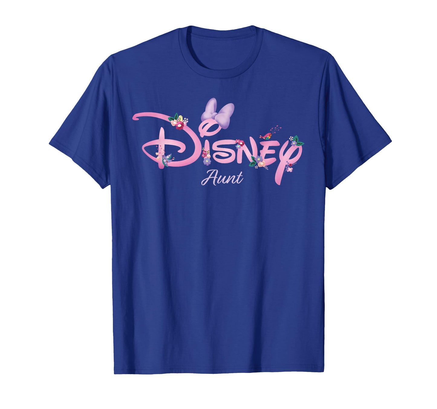 Disney Aunt Minnie Mouse Logo Family Trip Birthday Gift T-Shirt