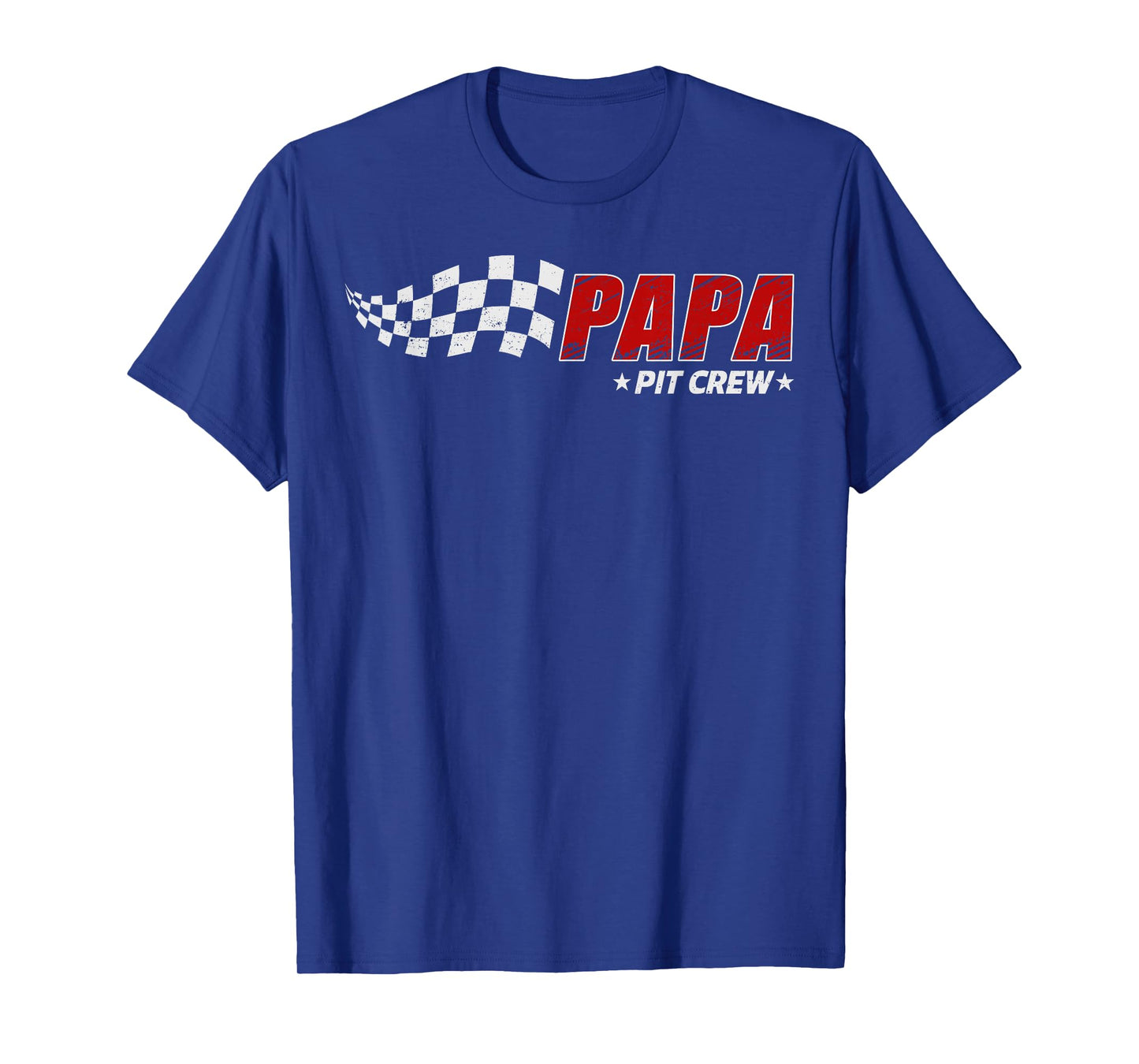 Papa Pit Crew Race Car Birthday Family Matching Pit Crew T-Shirt