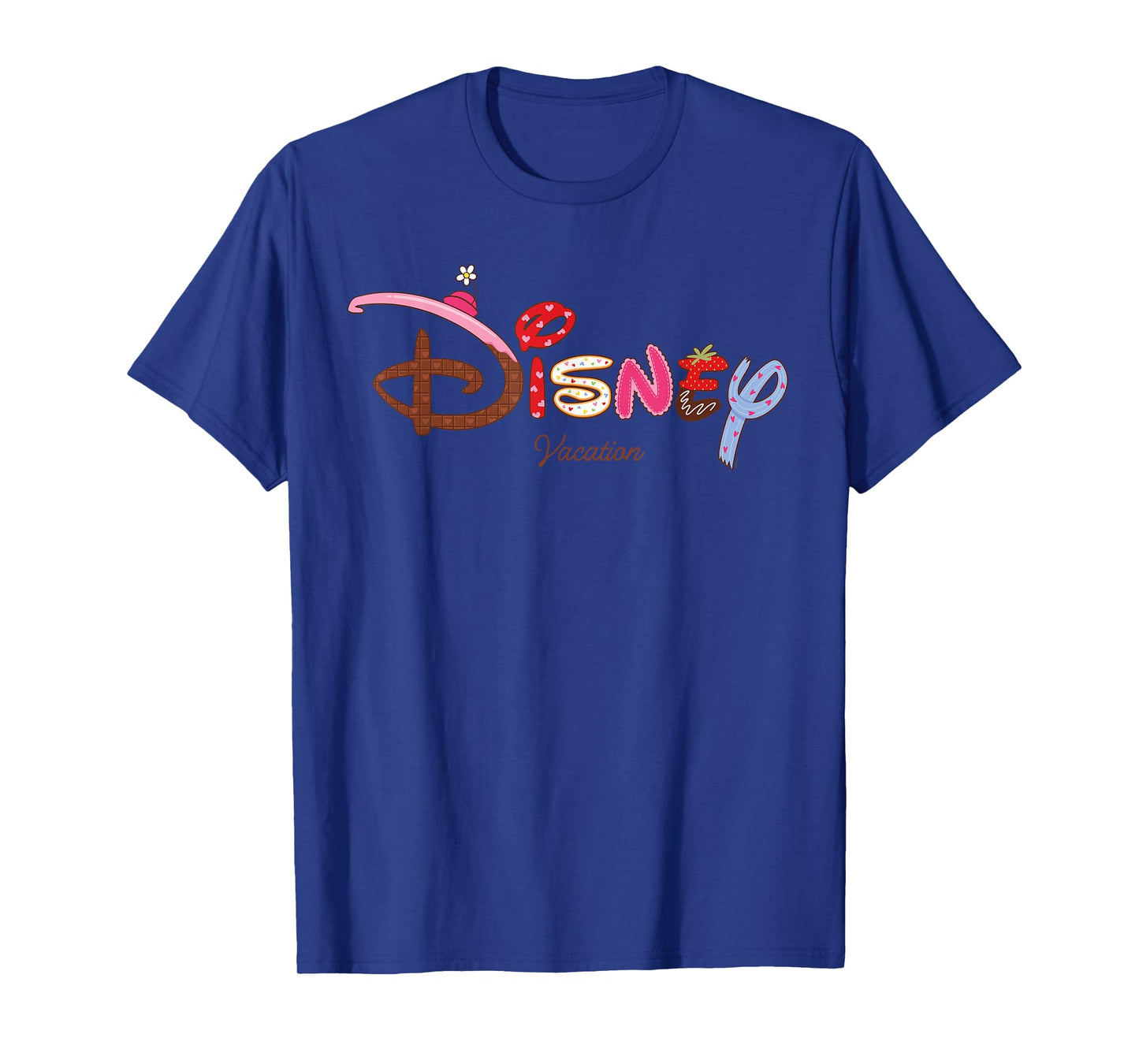 Disney Logo Minnie Sweet Treat Hearts Trip Matching Vacation T-Shirt