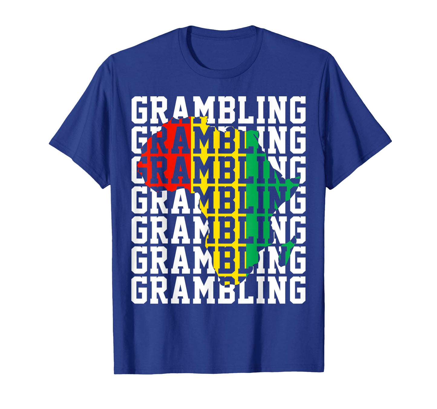 Grambling HBCU with Africa Historical Black College Alumni T-Shirt