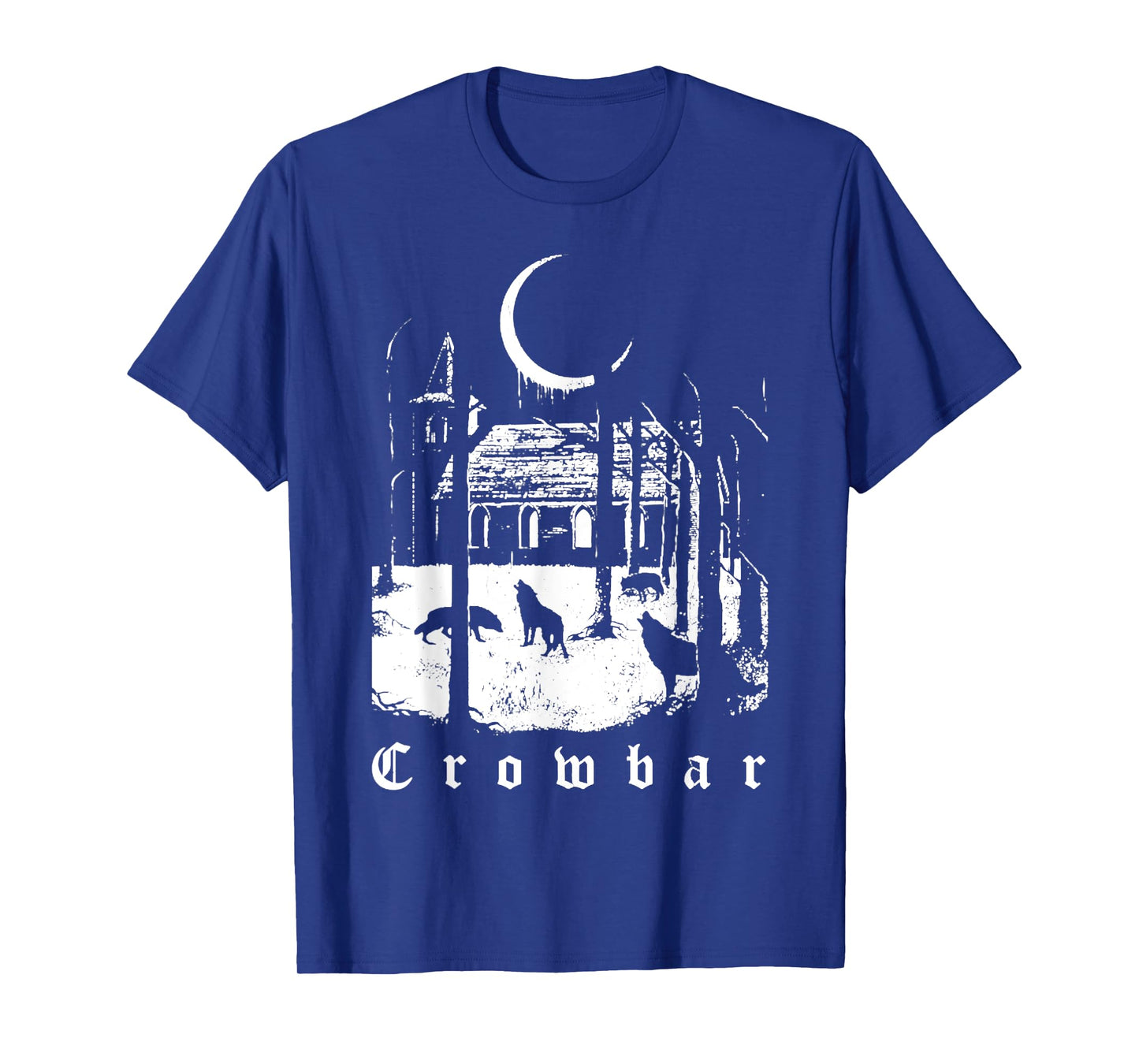 Vintage Forest Funny Retro Crowbar Meme Animal Basic T-Shirt