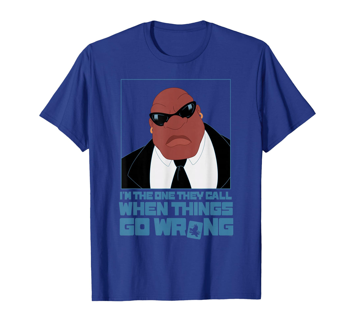 Disney Lilo & Stitch Cobra Bubbles Call When Things Go Wrong T-Shirt