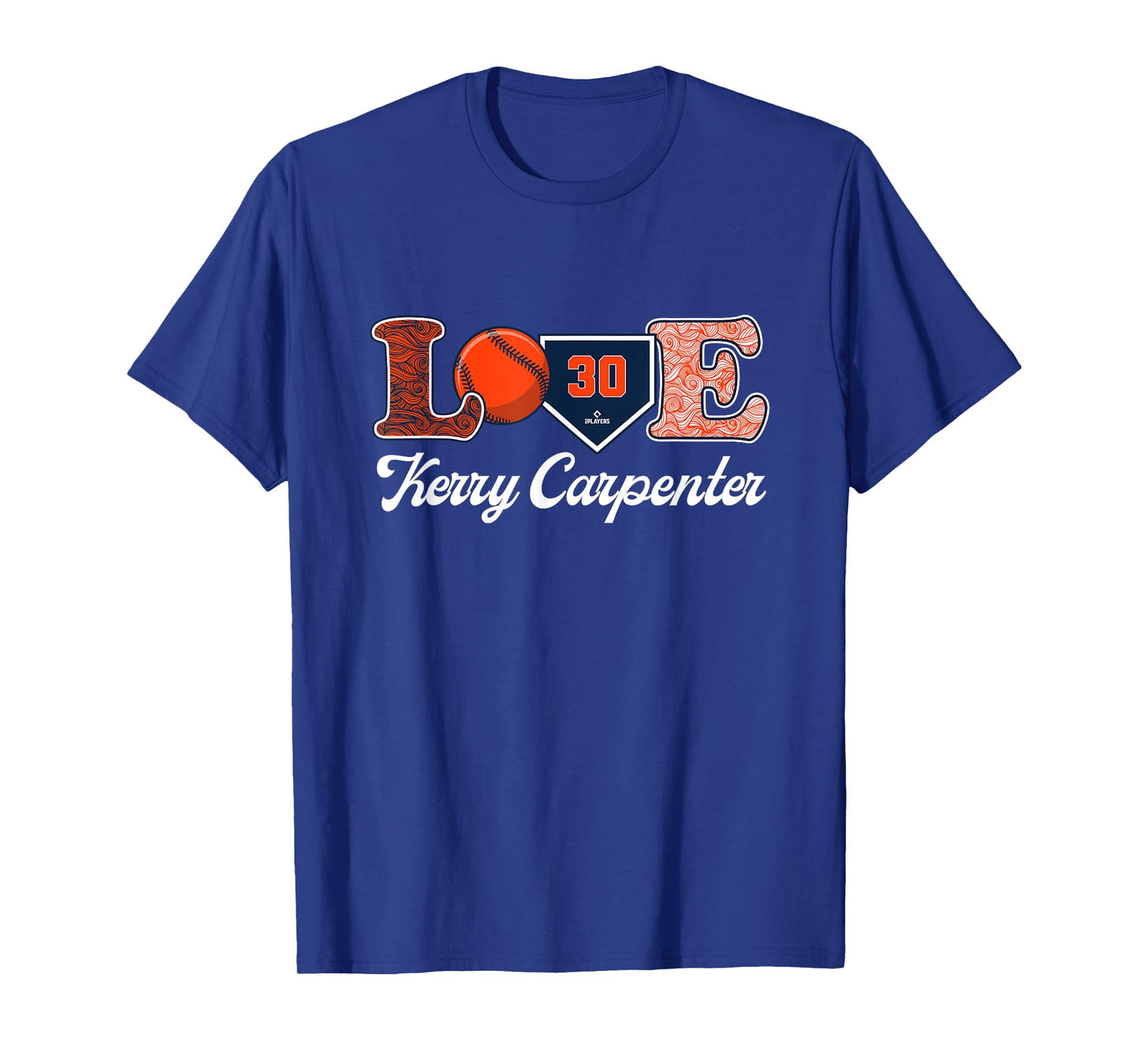 Love Kerry Carpenter Detroit Baseball MLBPA T-Shirt