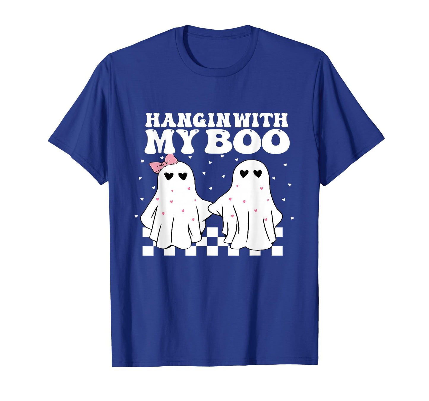 Hangin' With my Boo Couples Halloween Adult Costume His her T-Shirt