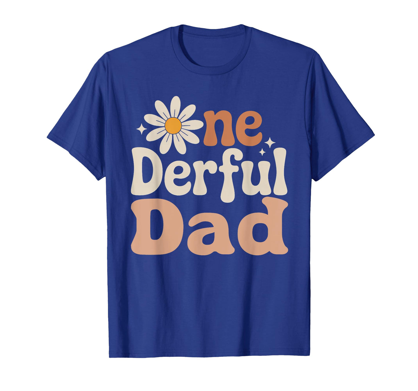 One derful Dad Wild One Daisy First Birthday Family Party T-Shirt