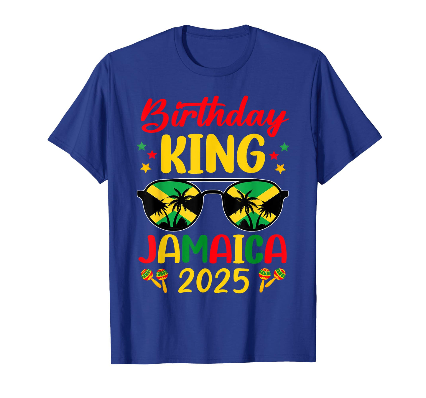 Birthday King Jamaica 2025 Jamaican Vacay Trip T-Shirt