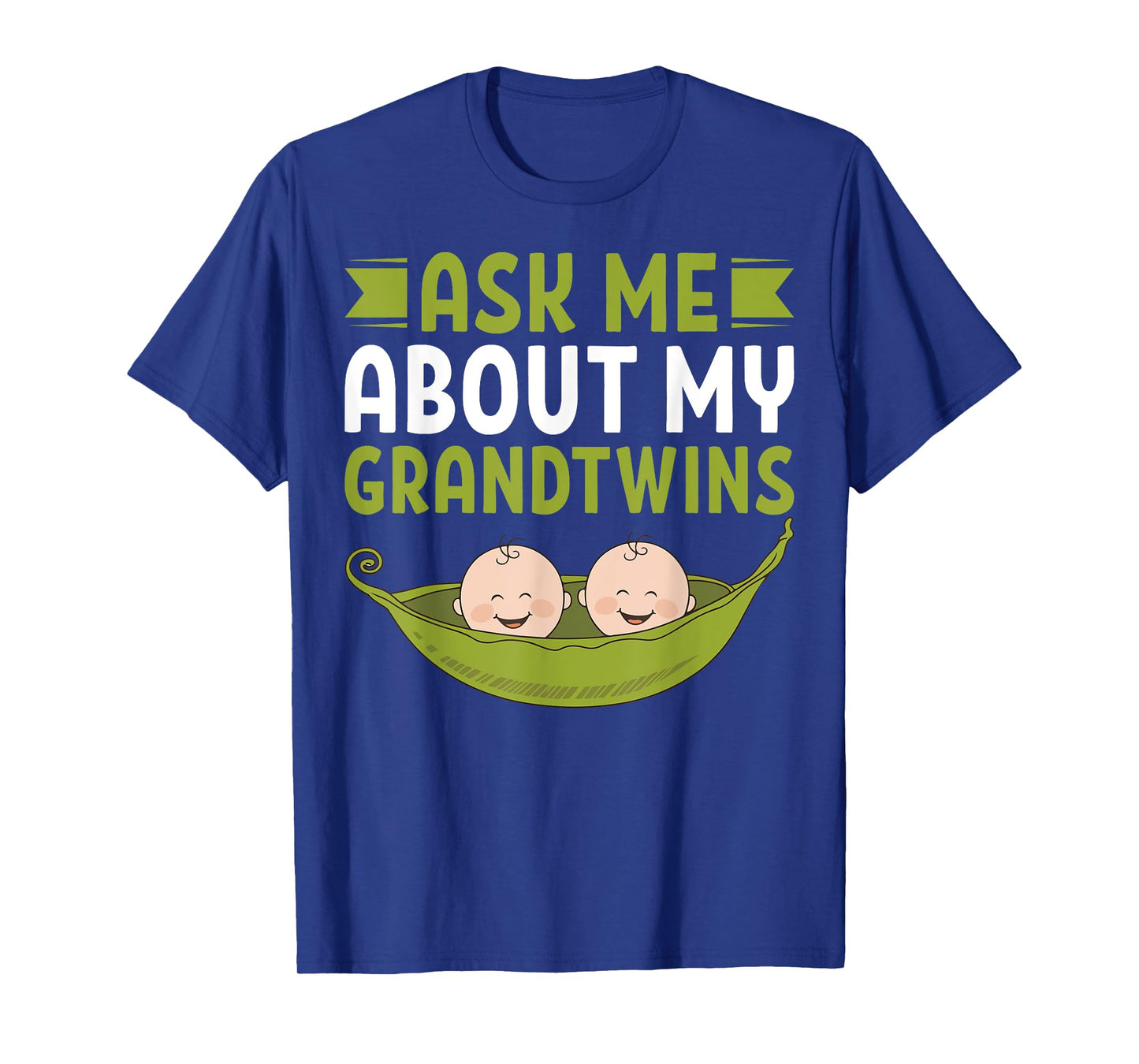 Ask Me About My Grandtwins Twin Grandpa T-Shirt