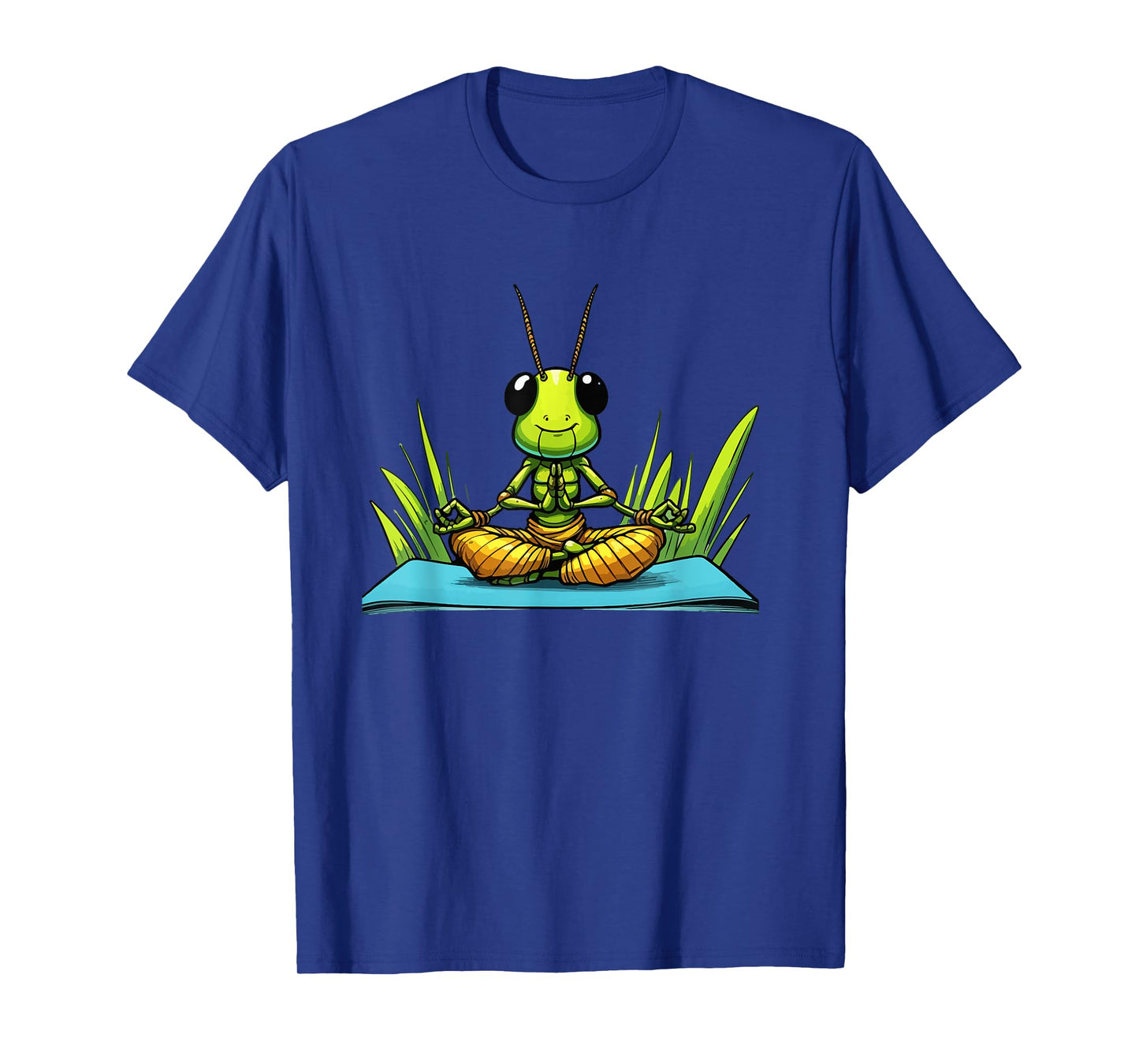 Meditation Grasshopper Yoga Pose Relaxing Animal T-Shirt
