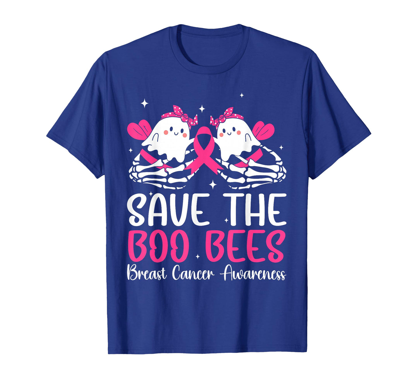 Save The Boobees Boo Bees Breast Cancer Halloween Women T-Shirt