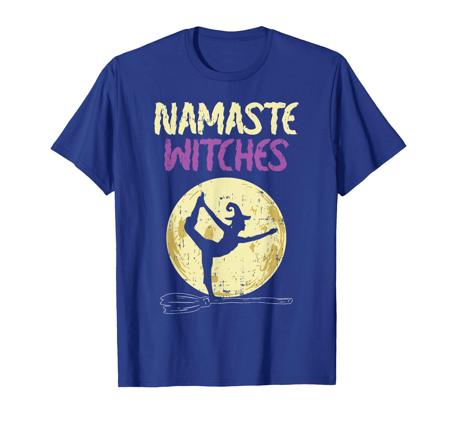 Namaste Witches T-Shirt Halloween Yoga Lover Costume Moon T-Shirt