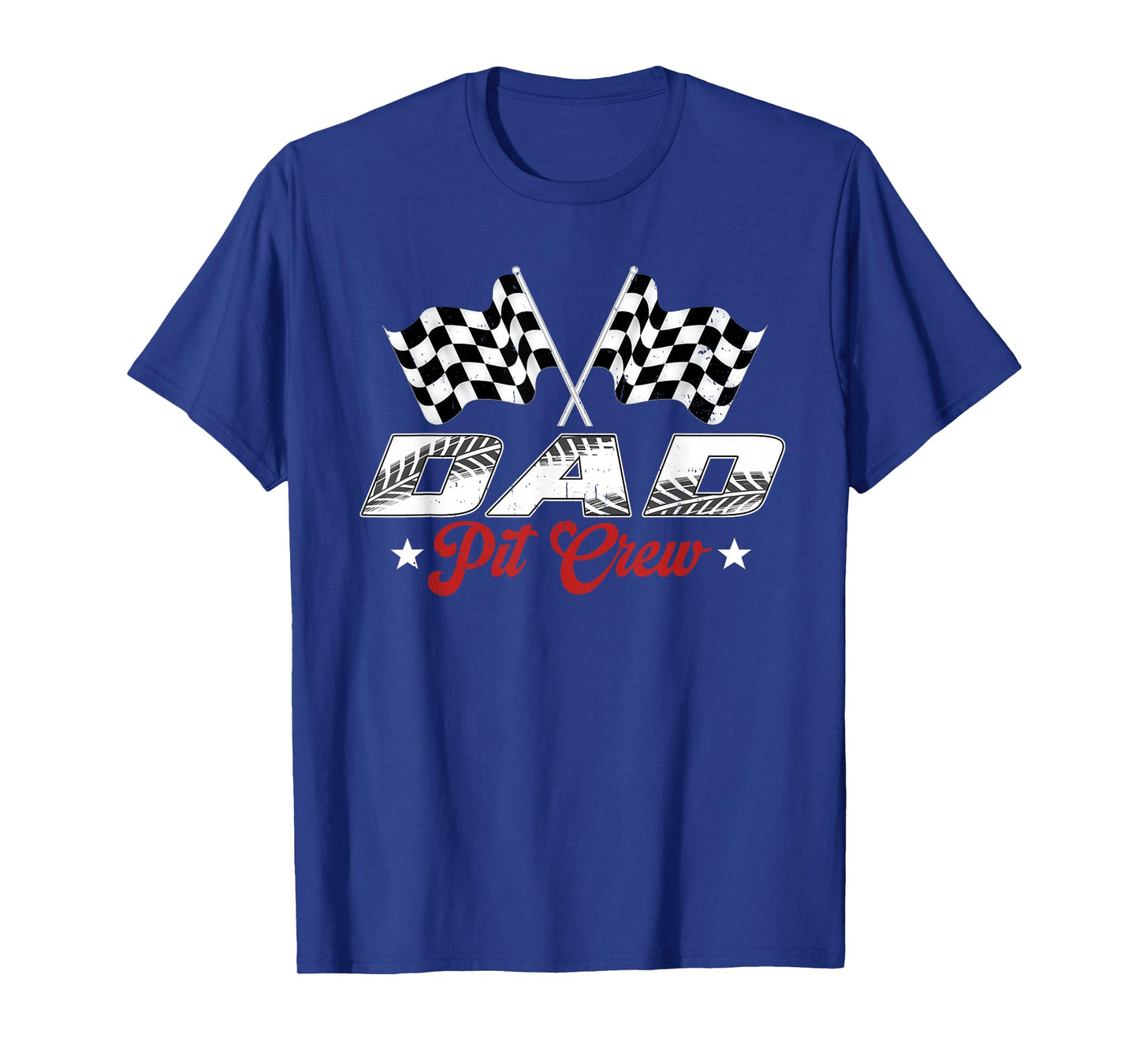 Dad Pit Crew Race Car Birthday Family Racing T-Shirt