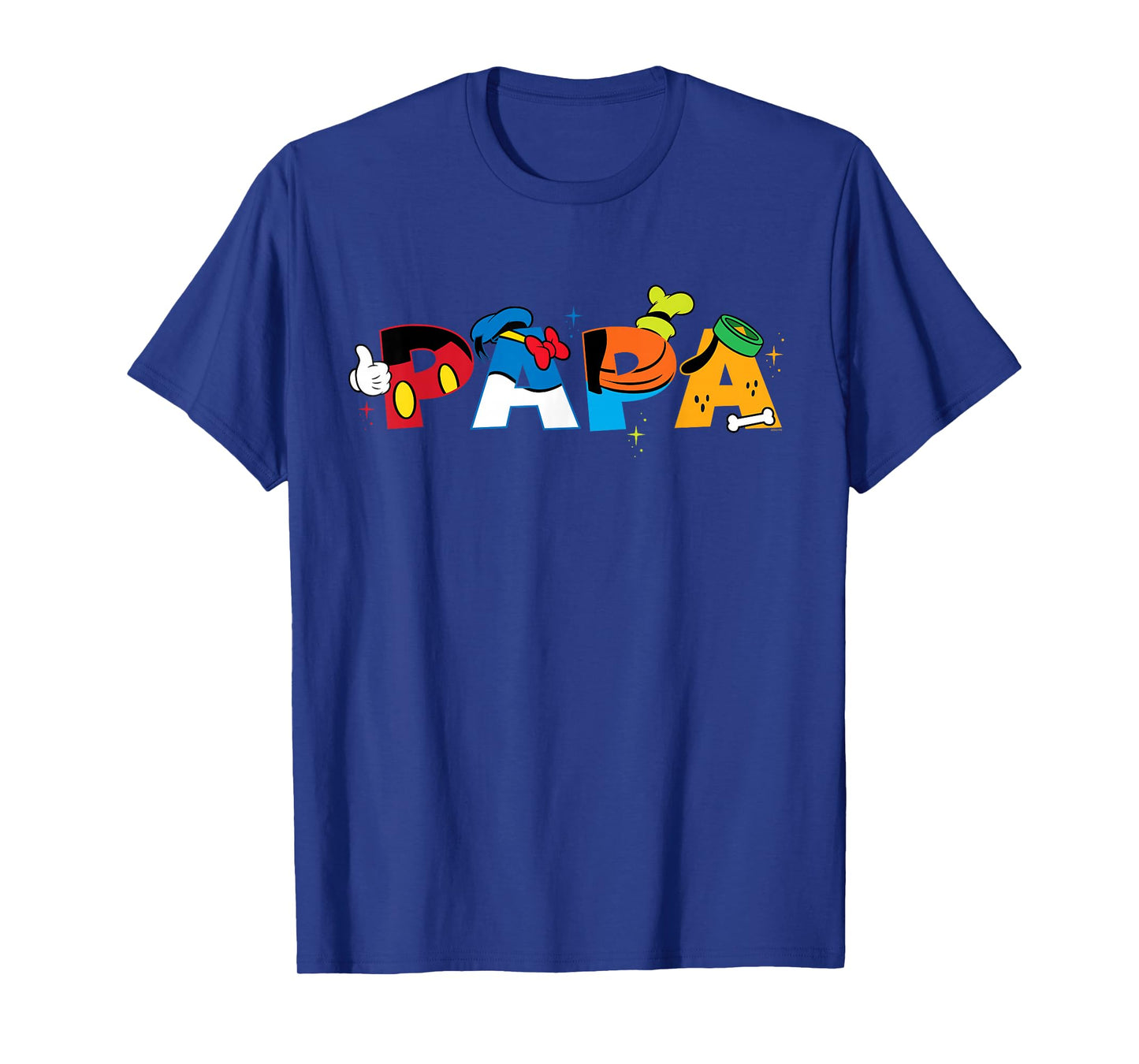 Disney Mickey Mouse and Friends Papa Father's Day Birthday T-Shirt