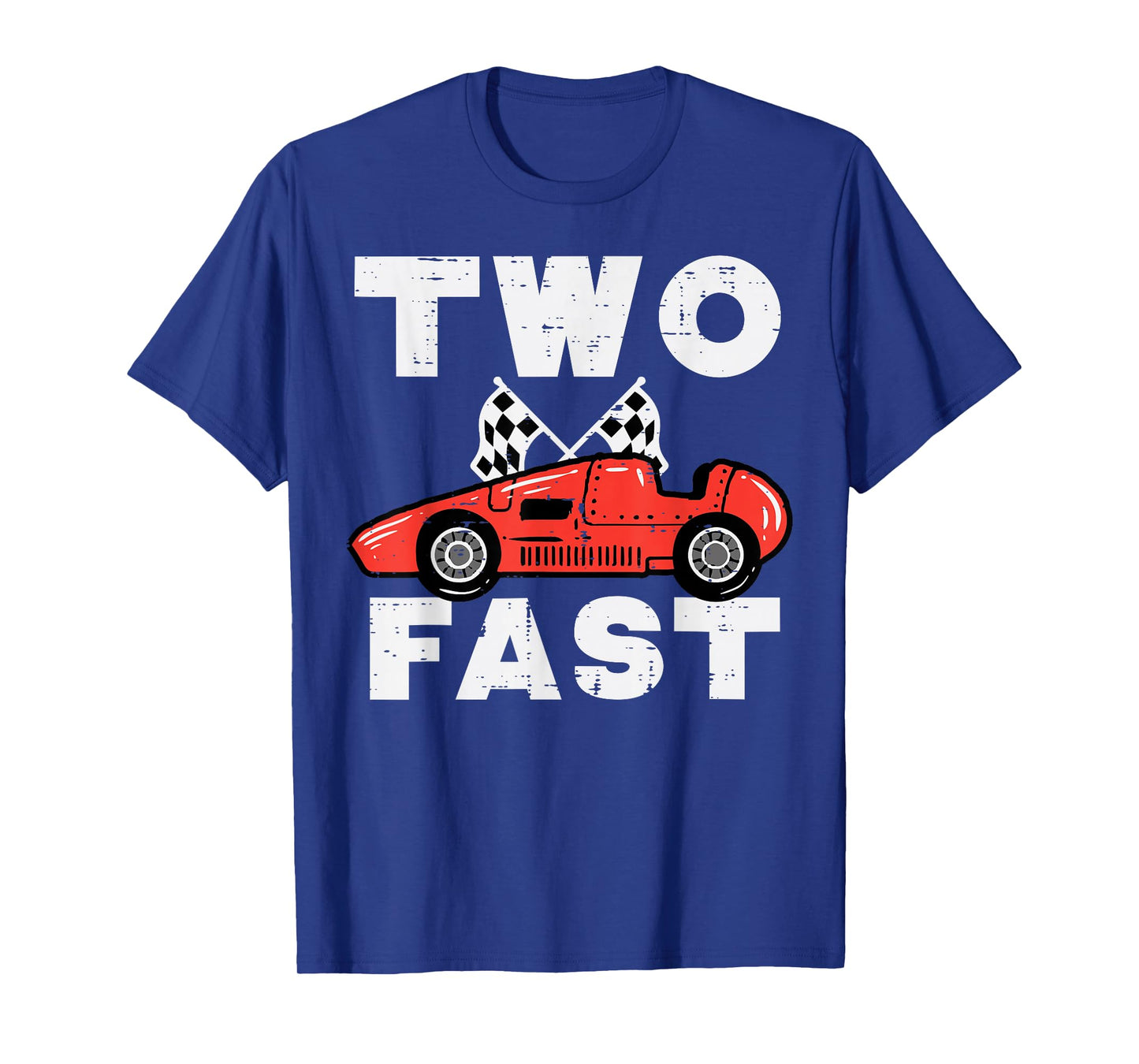 2nd Birthday Race Car Two Fast 2 Year Old Bday Boys Kids T-Shirt