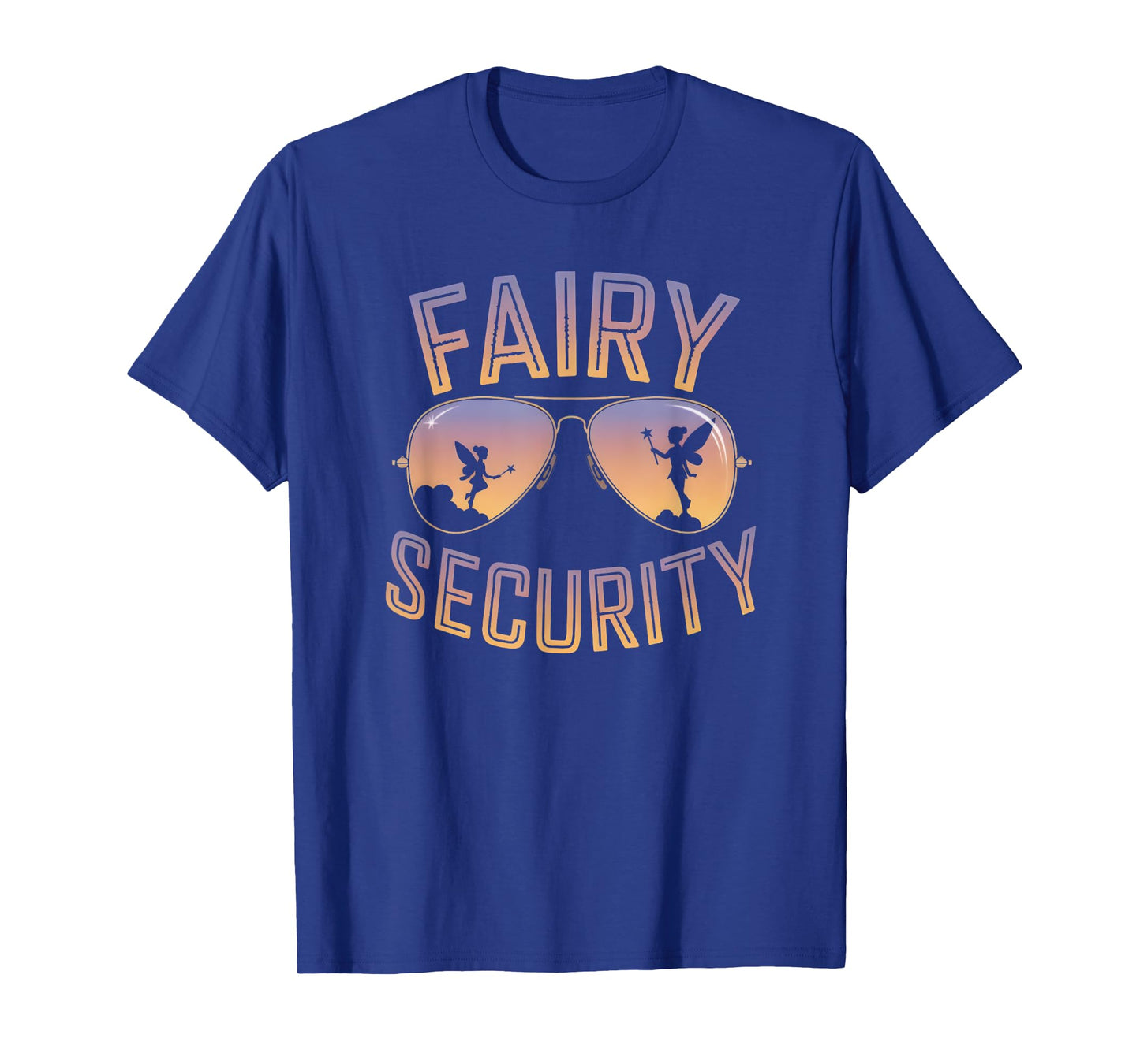 Fairy Security Birthday Family Halloween Costume Dad Mom T-Shirt