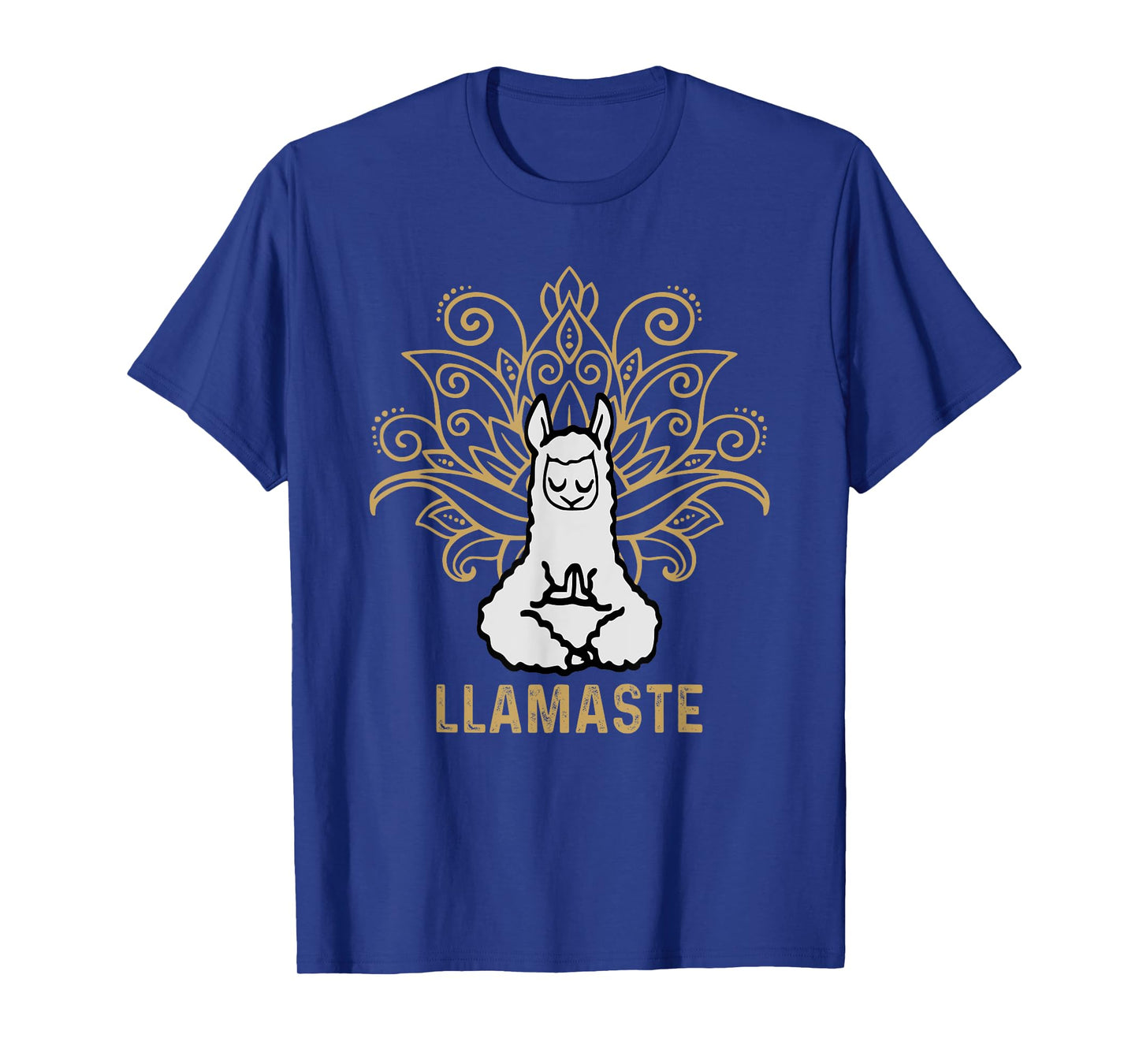Llamaste Yoga Gift For Men Women Kids Lover Llama Yoga T-Shirt