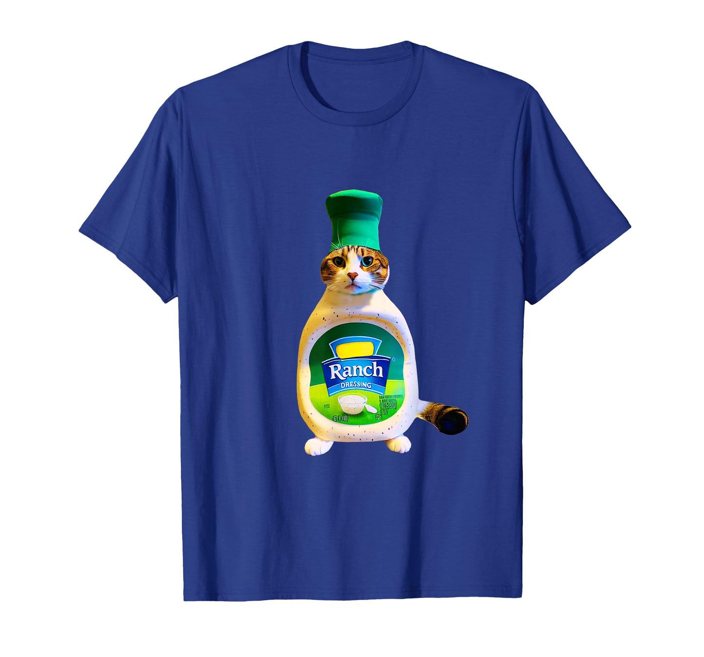 Ranch Dressing Cat Gift Funny Ranch Dressing Sauce Humor T-Shirt for Men Women Girls Kids