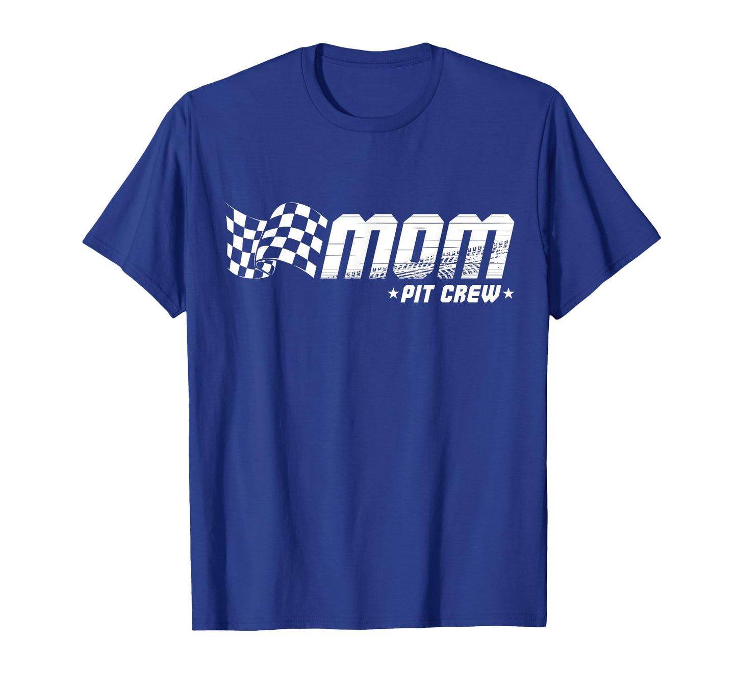 Mom Pit Crew Race Car Birthday Family Racing T-Shirt