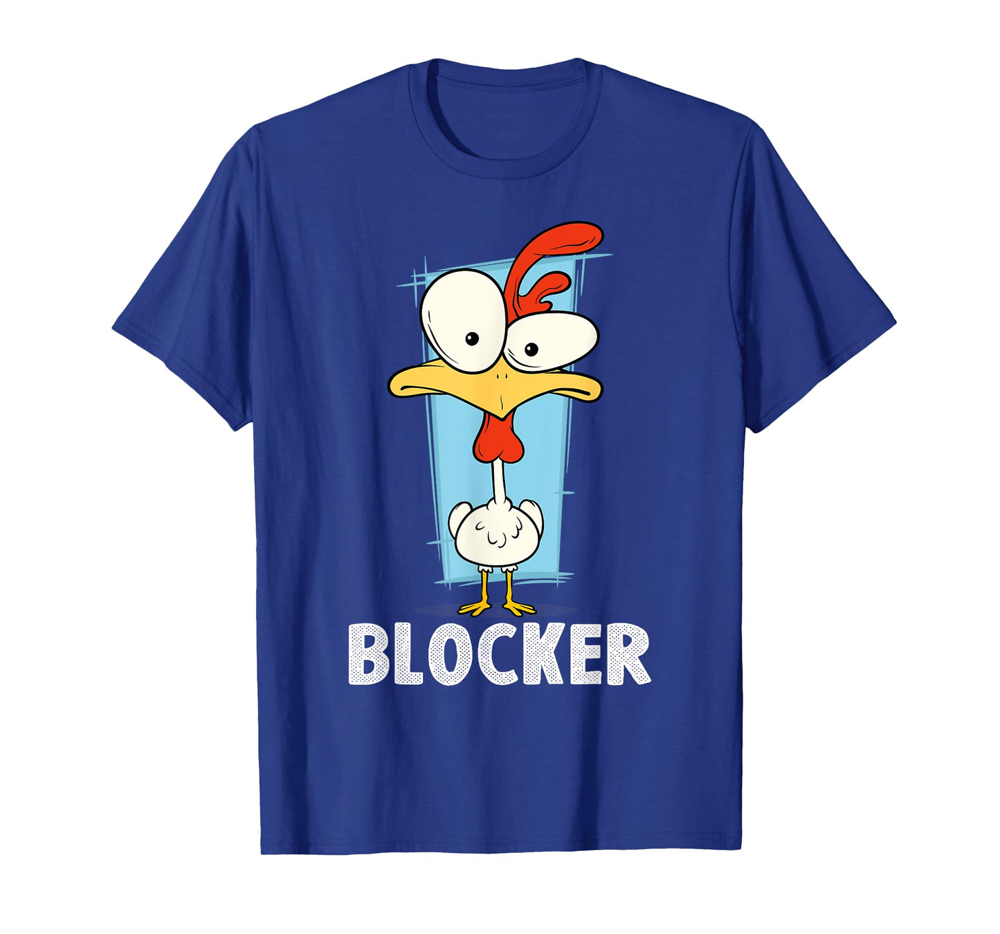 Cock Blocker Men's Funny Novelty Rooster Cock Chicken Women T-Shirt