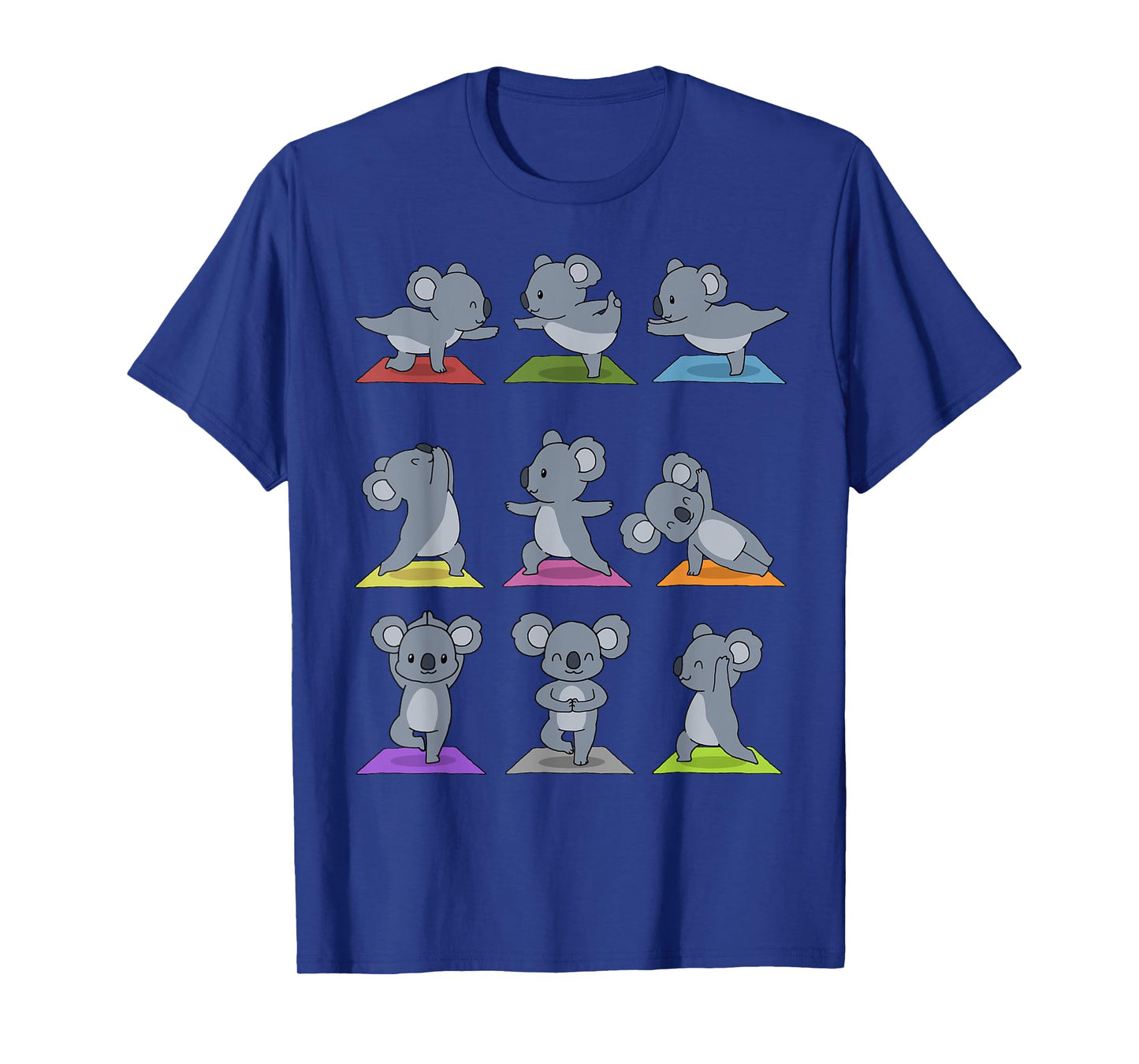 Koala Yoga T-Shirt Funny Koalas In Yoga Poses Sports Tee T-Shirt
