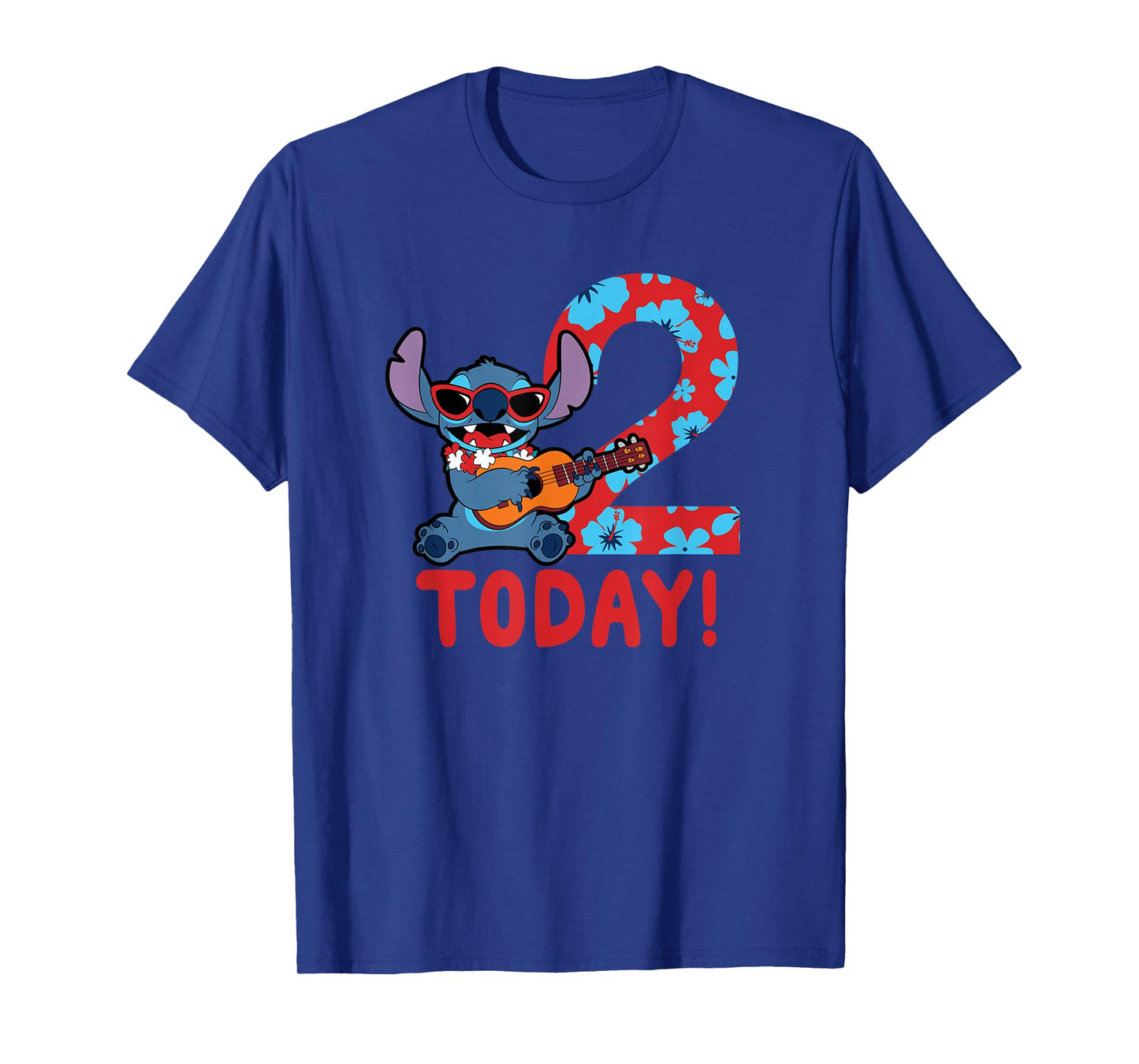 Disney Lilo & Stitch Tropical Birthday 2 Years Old Today T-Shirt