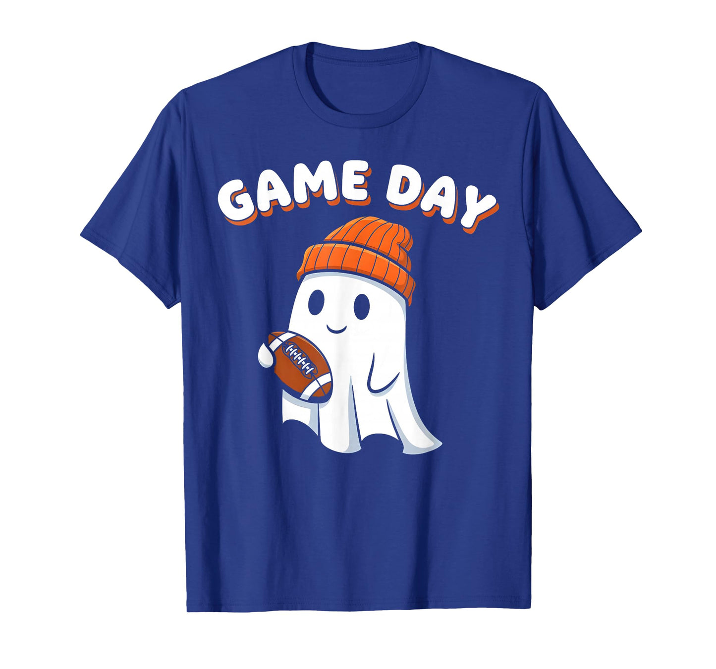 Football Game Day Ghost Halloween T-Shirt