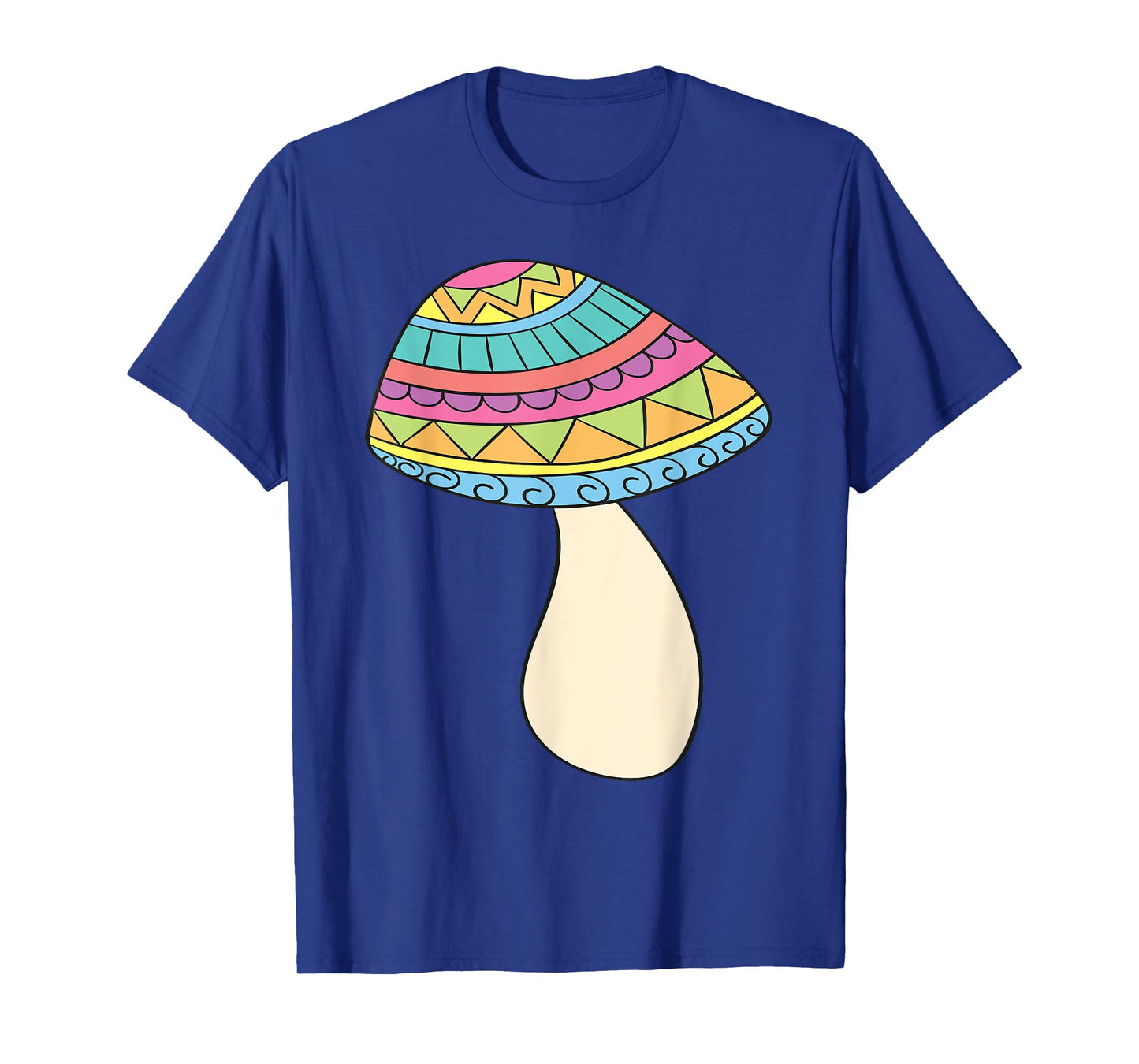 PSYCHEDELIC MUSHROOM T-Shirt Trippy Fungi Rainbow Tee Shirt