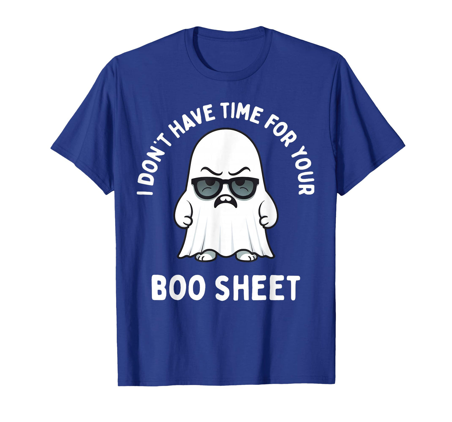 Boo Sheet Ghost Funny Halloween Costume Men Women T-Shirt