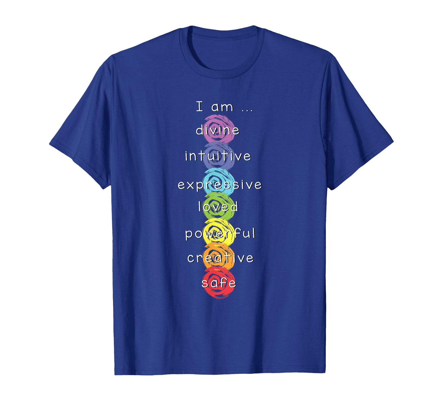 7 Chakras Namaste Meditation Yoga T-Shirt