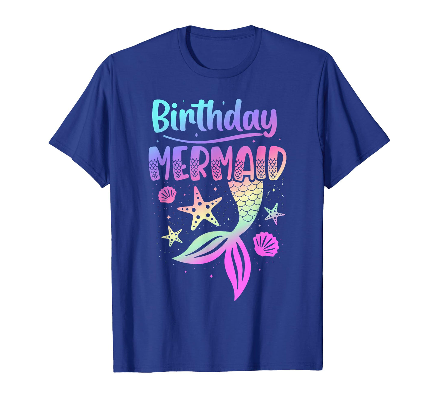 Birthday Mermaid Party Teen Girl Mermaid Women T-Shirt