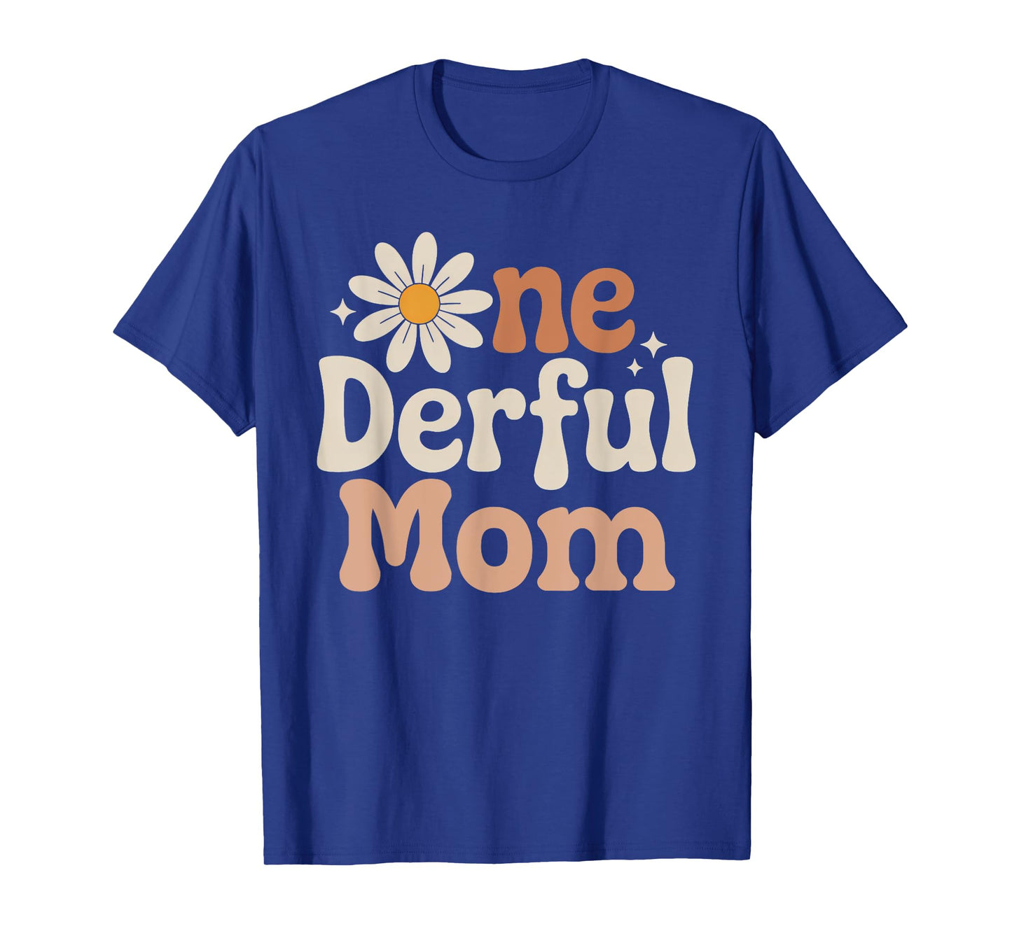 One derful Mom Wild One Daisy First Birthday Family Party T-Shirt