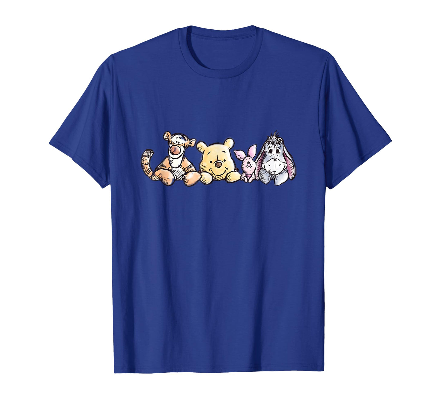 Disney Winnie The Pooh Sketch Style T-Shirt