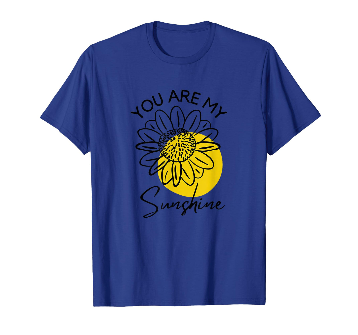 Women's Summer You Are My Sunshine Sunflower Garden Graphic T-Shirt