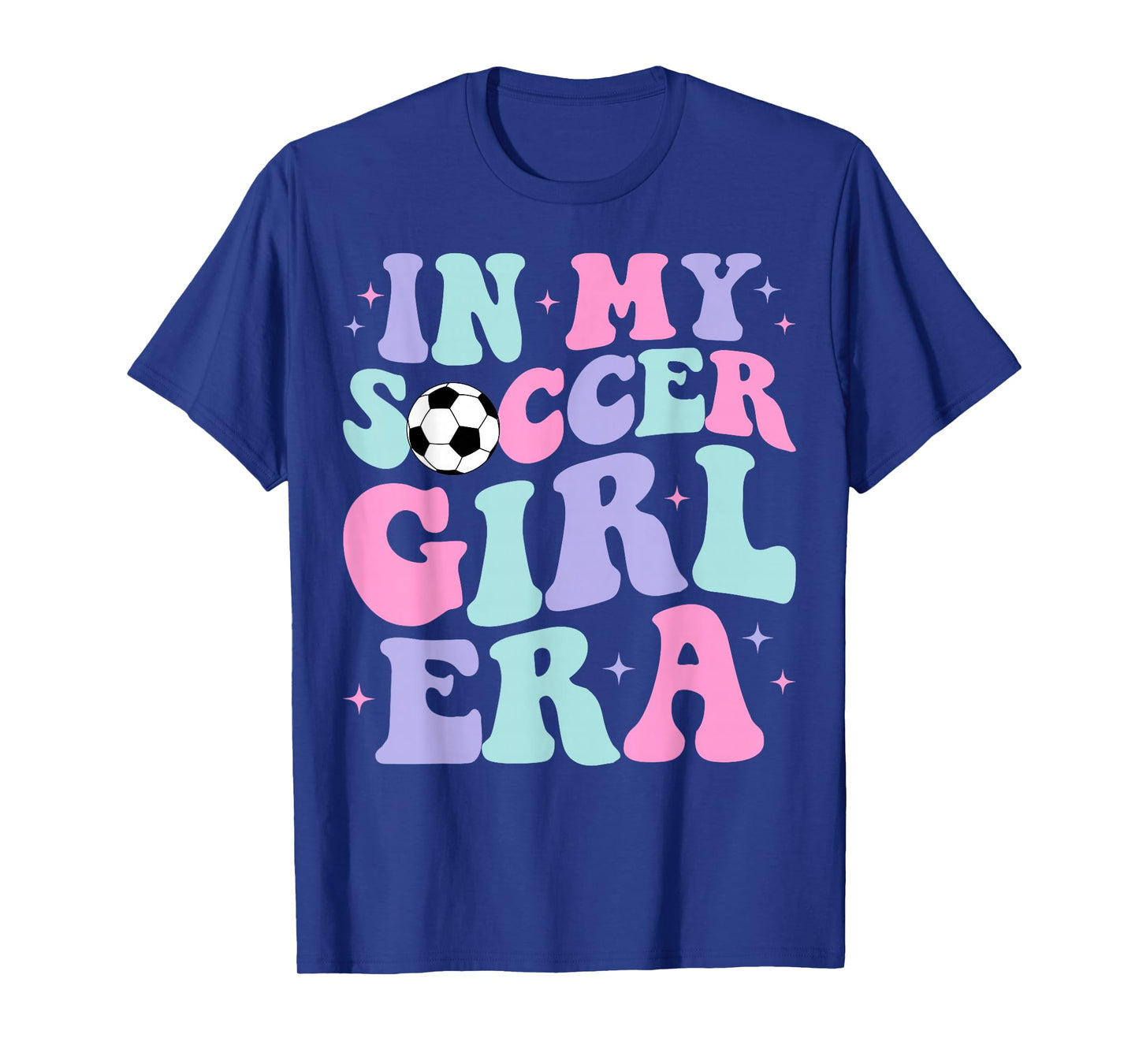 In My Soccer Girl Era Retro Groovy Soccer Girl T-Shirt