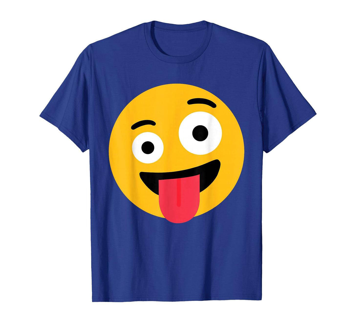 Funny Emoticon Wild Crazy Eyes Excited Zany Face T-Shirt