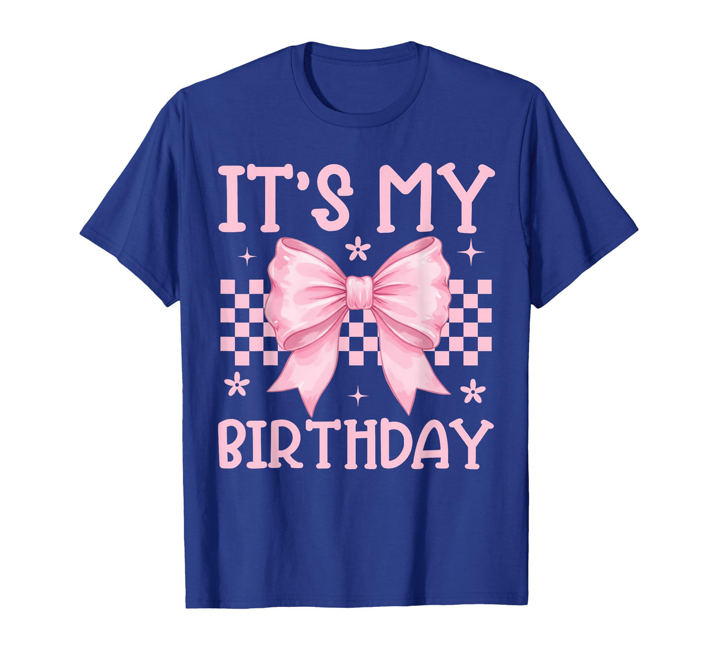 Cute It's My Birthday Girls Women Teens Coquette Bow Bday T-Shirt