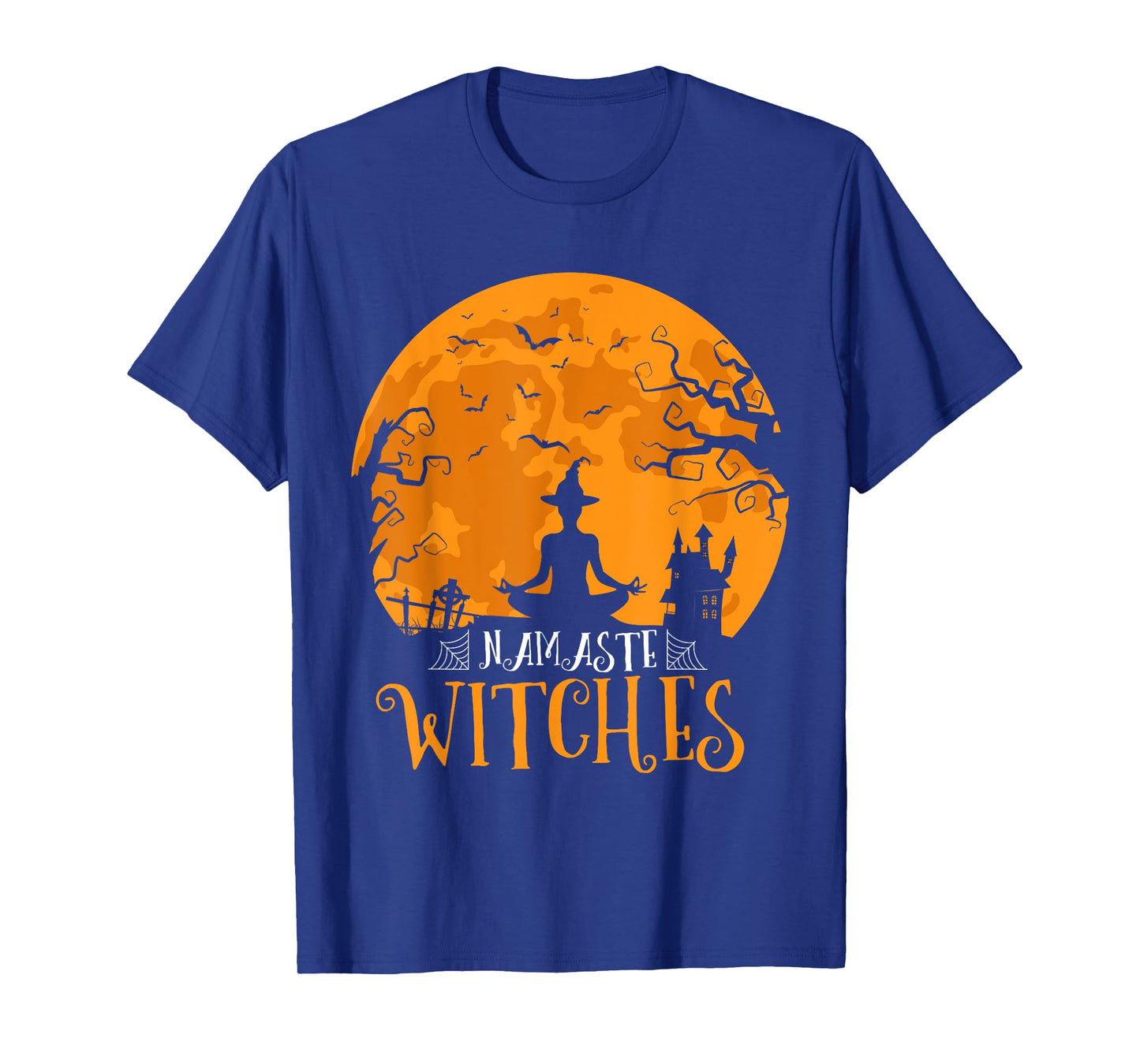 Namaste Witches Men Women Funny Halloween Yoga Lover T-Shirt