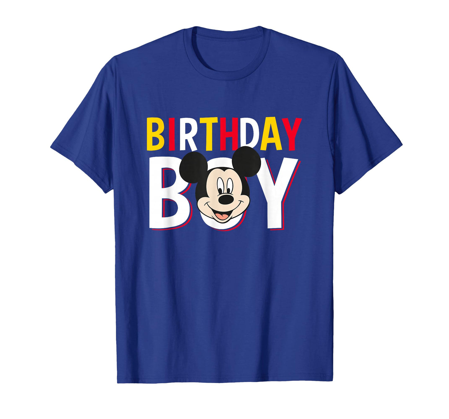 Disney Mickey And Friends Birthday Boy Cute Mickey Logo T-Shirt