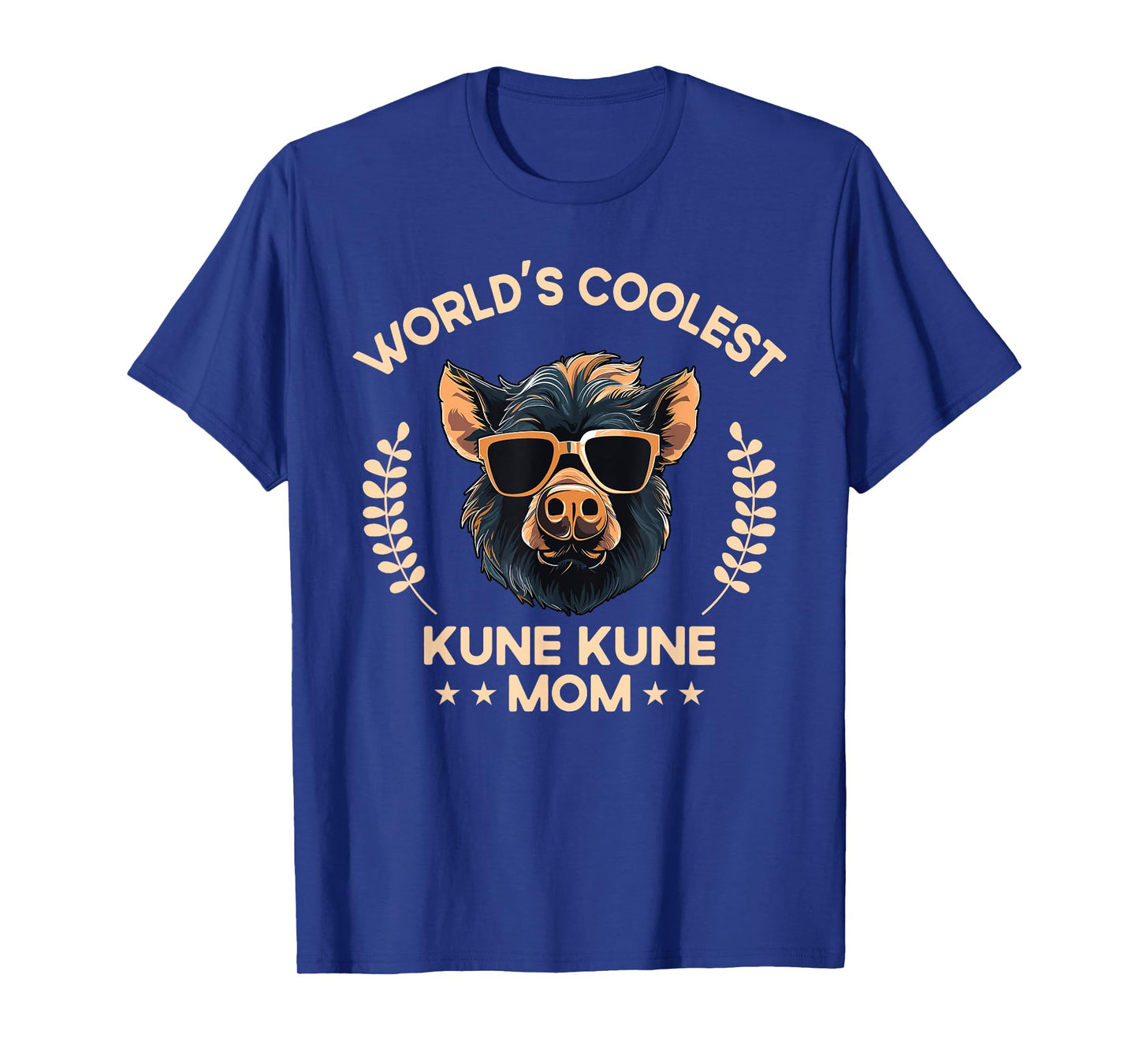 World's Coolest Pig Mom Mama - Women Farmer Kune Kune T-Shirt