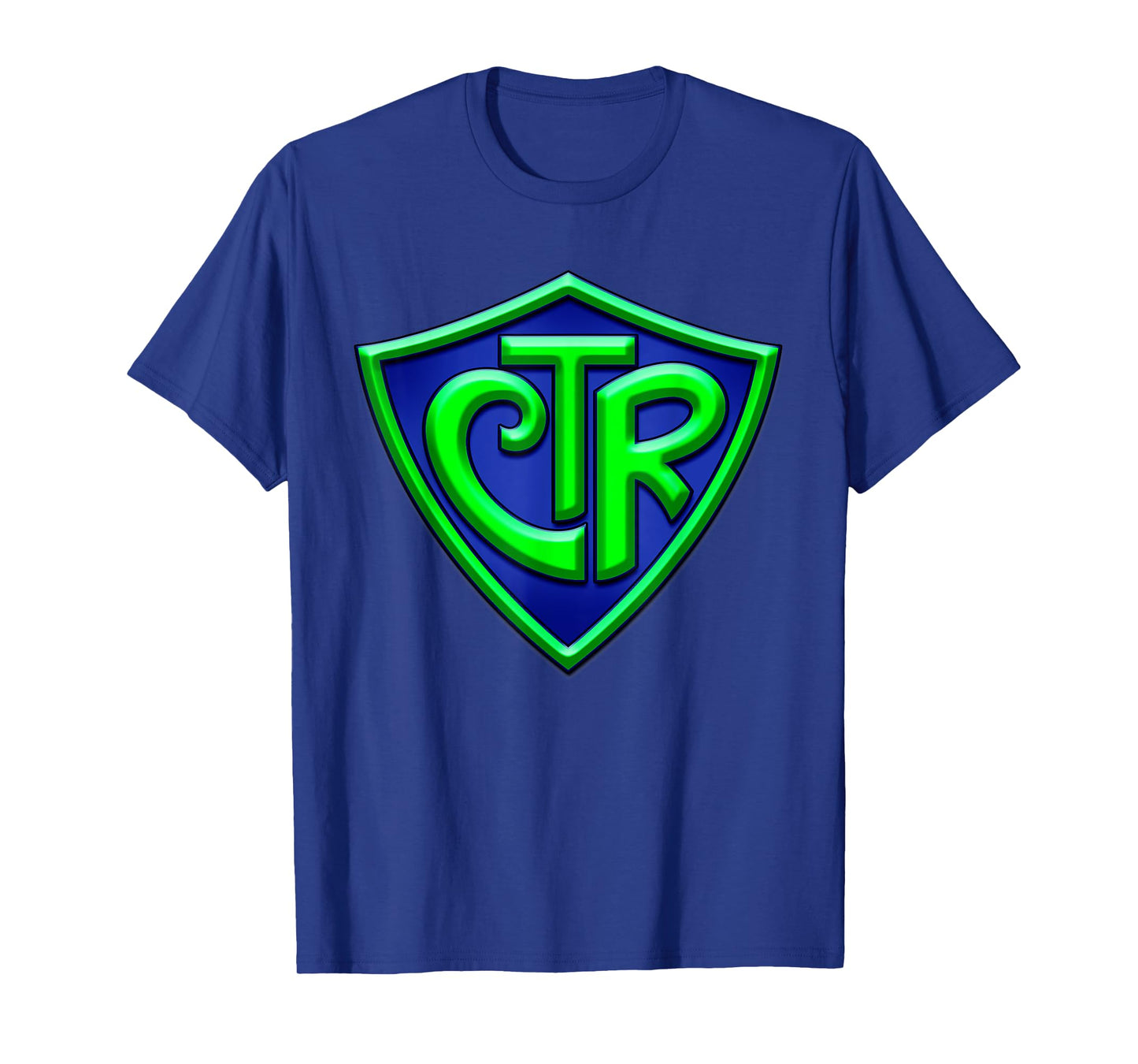 CTR - Choose The Right LDS Mormon T-Shirt - Green/Blue T-Shirt