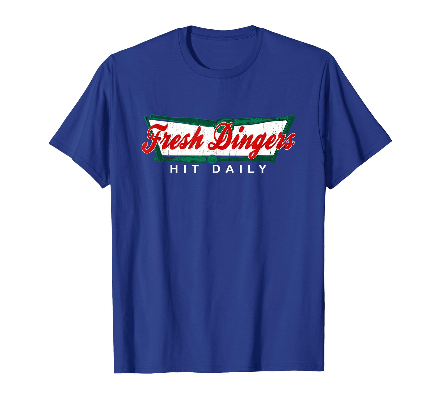 Don't Bunt Hit Fresh Dingers Funny Baseball Softball Game T-Shirt