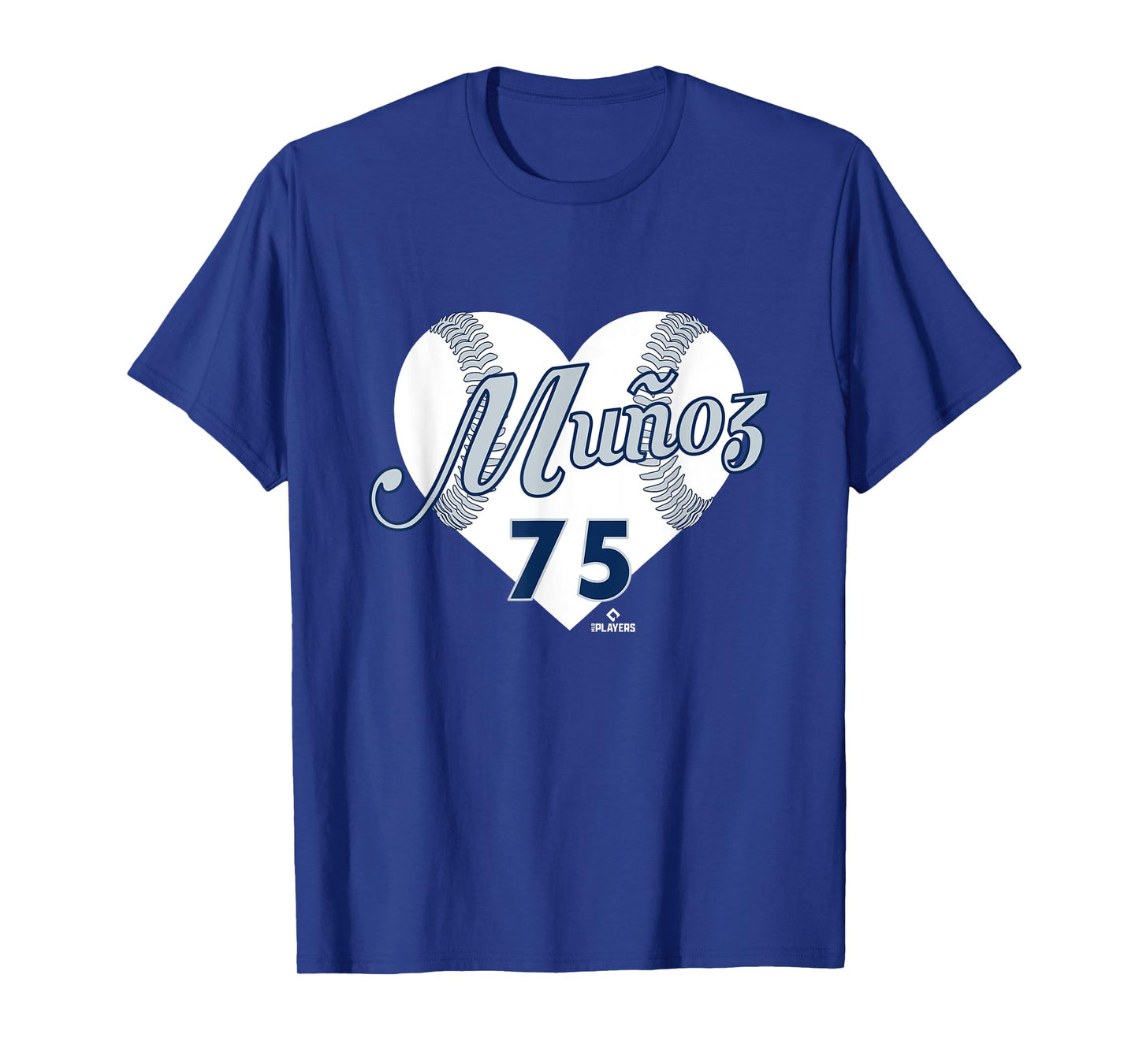 Baseball Heart Andres Munoz Seattle Baseball MLBPA T-Shirt