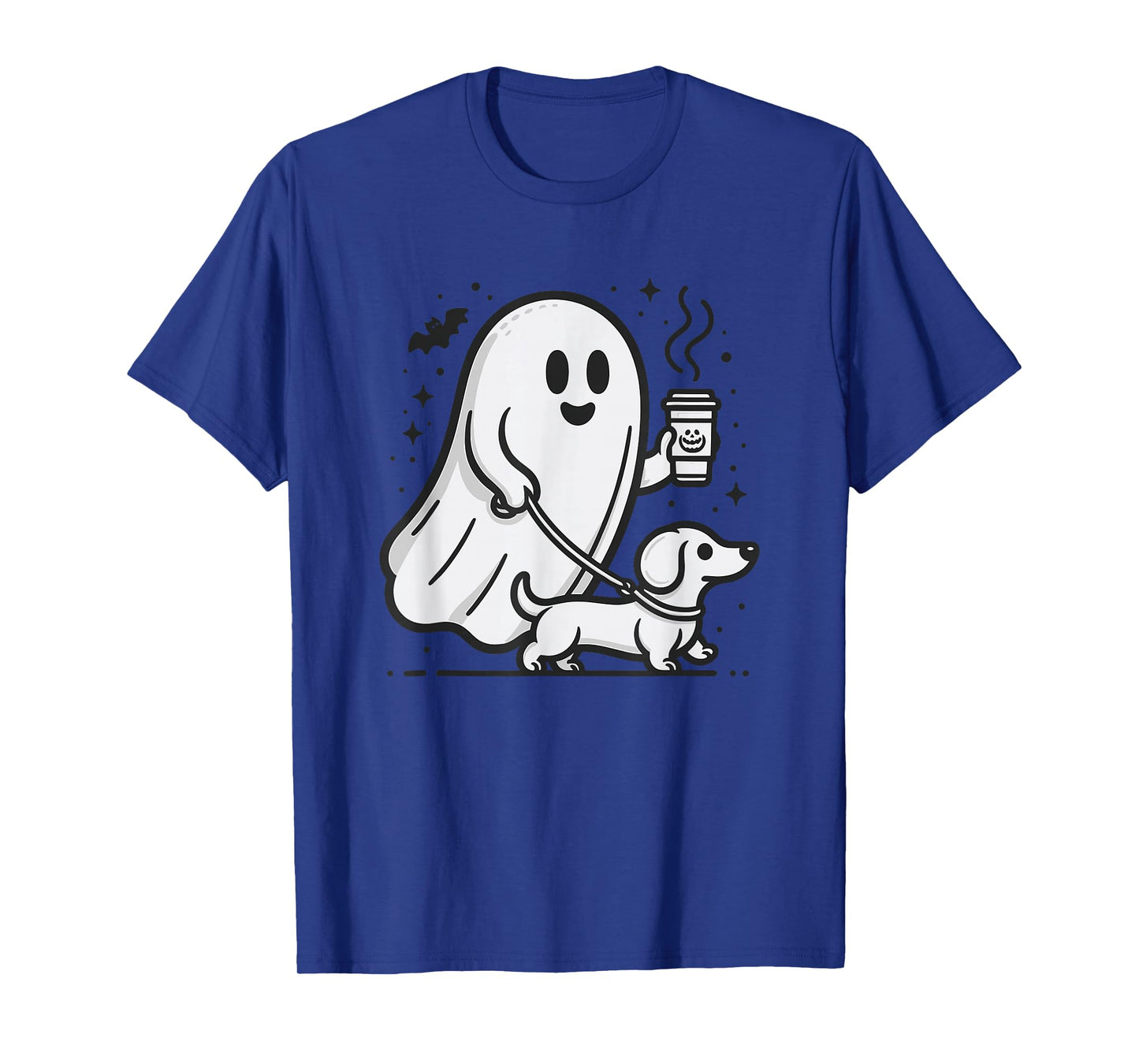 Funny Dachshund Ghost Halloween Spooky Season Weenie Dog T-Shirt