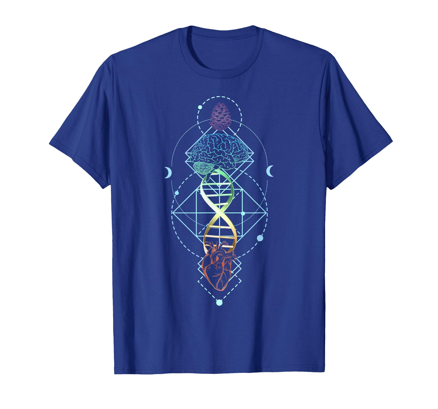 Pineal Gland Pine Cone Third Eye Mind Opening Heart T-Shirt