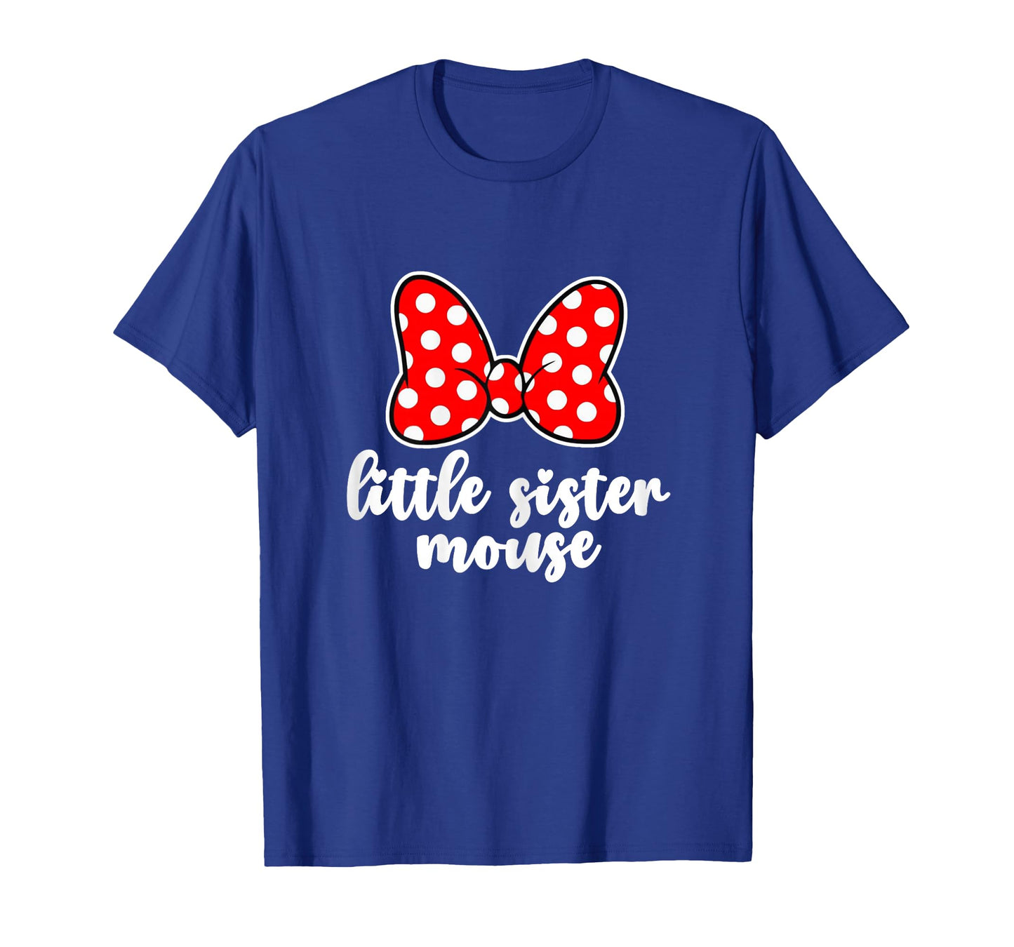 Kids Little Sister Mouse Bow Family Vacation -Youth, Toddler T-Shirt