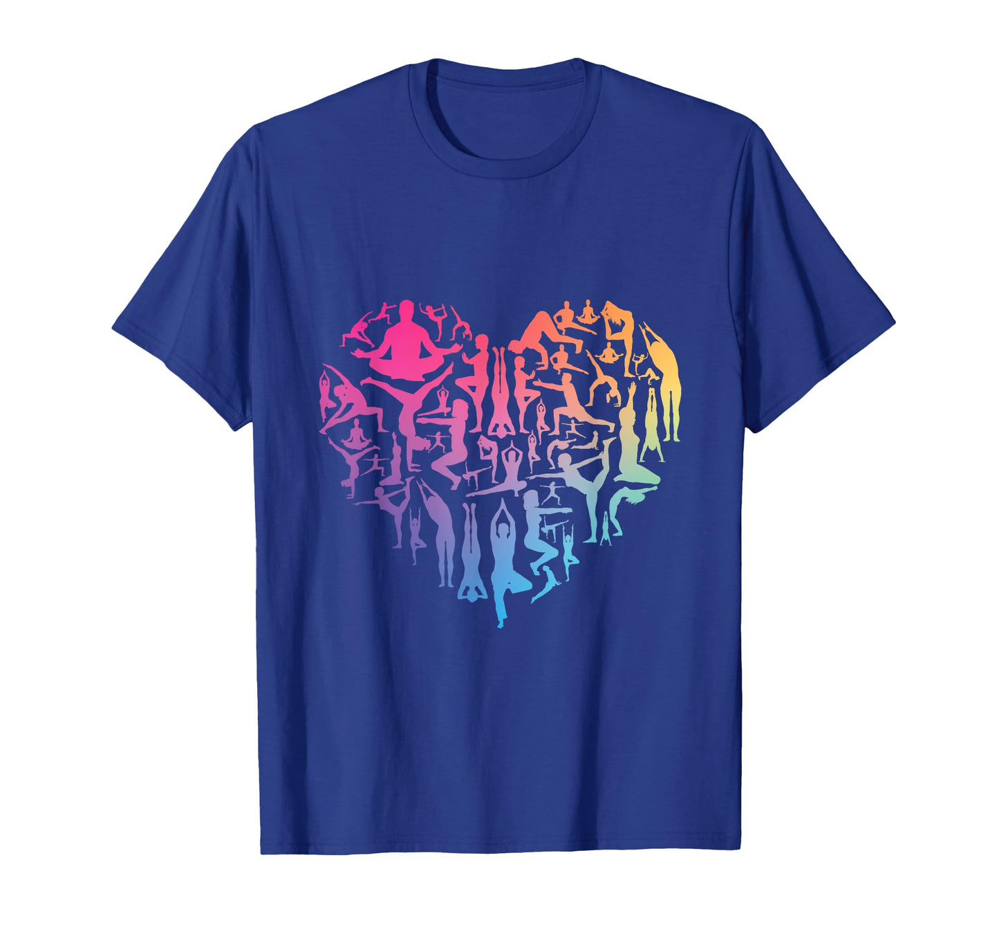 Love Yoga heart meditation pose men girl women Zen Spiritual T-Shirt