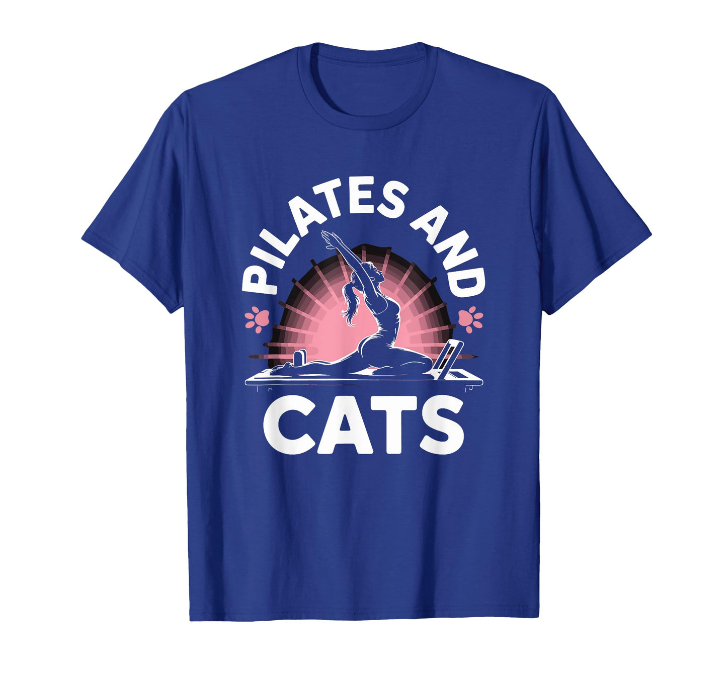 Workout Coach and Gym Fitness Lover, Pilates and Cats T-Shirt